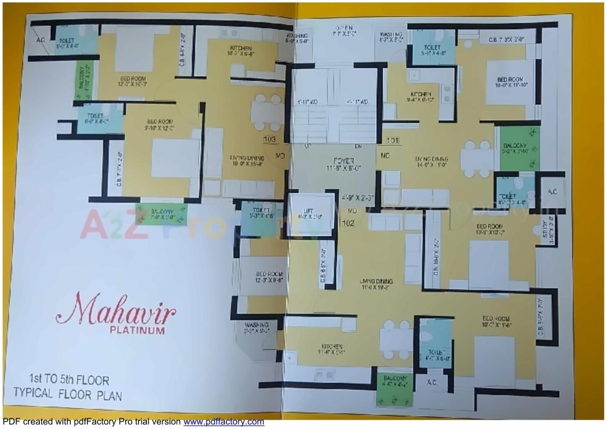 Layout of real estate project Mahavir Platinum located at Vajadi-virda, Rajkot, Gujarat