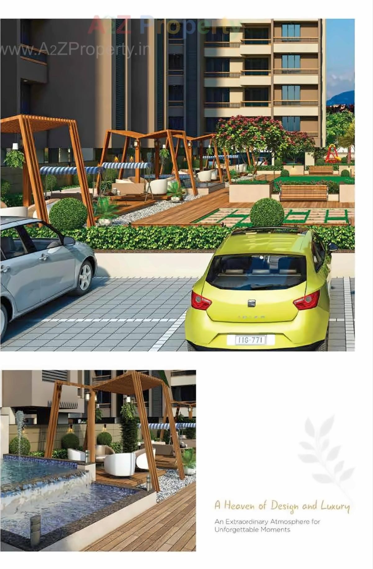 3D Elevation of real estate project Malabar Hills located at Munjka, Rajkot, Gujarat