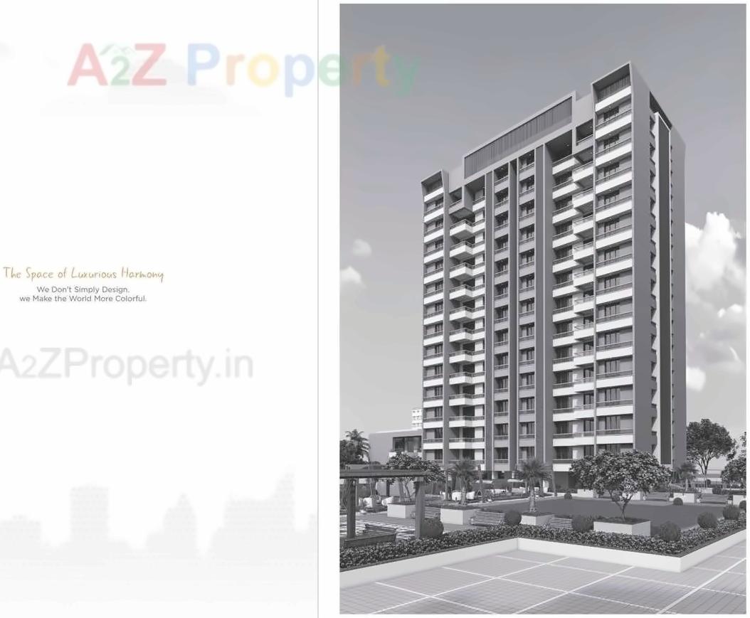 3D Elevation of real estate project Malabar Hills located at Munjka, Rajkot, Gujarat