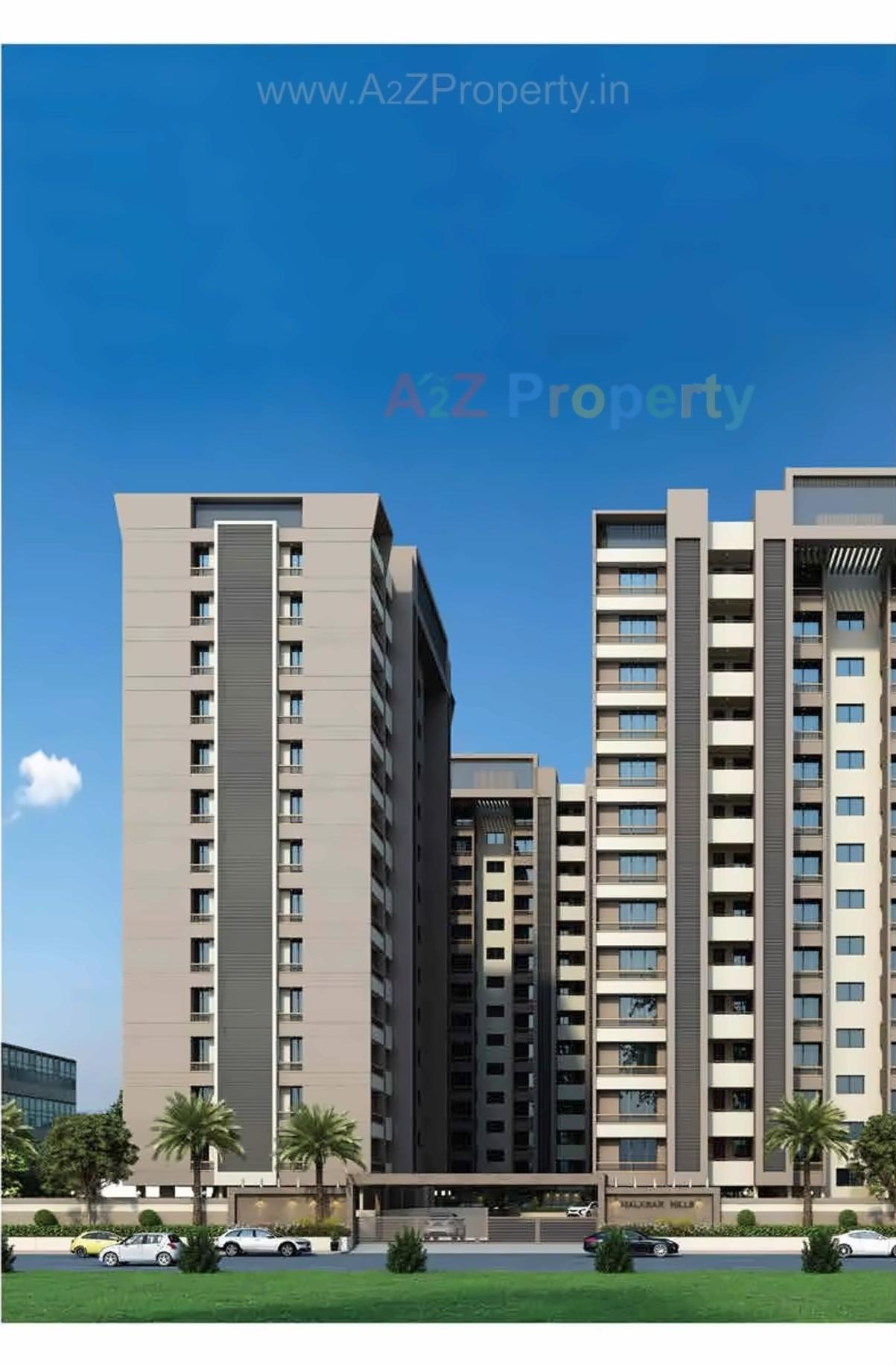 3D Elevation of real estate project Malabar Hills located at Munjka, Rajkot, Gujarat