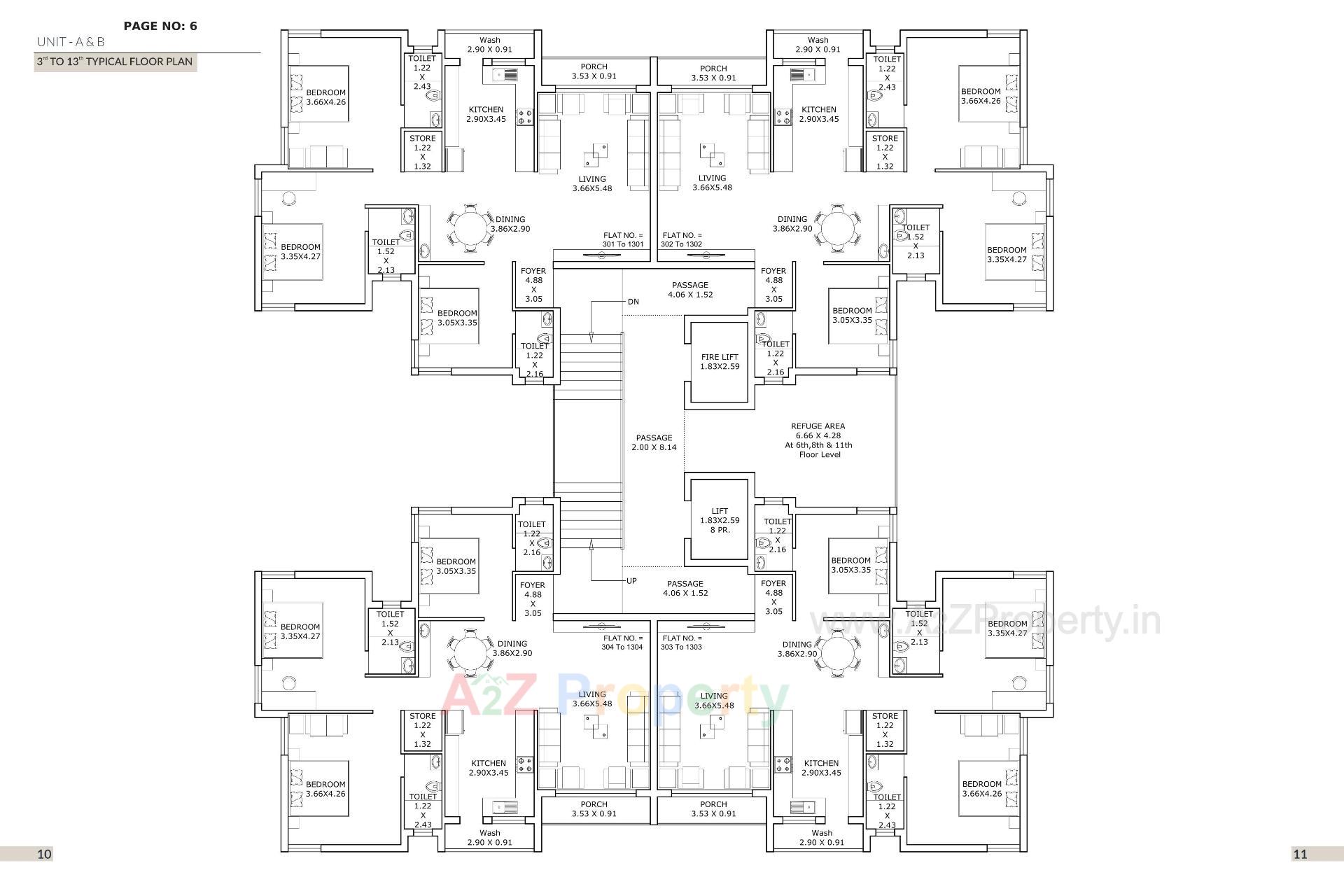 Layout of real estate project Malabar West located at Mavdi, Rajkot, Gujarat