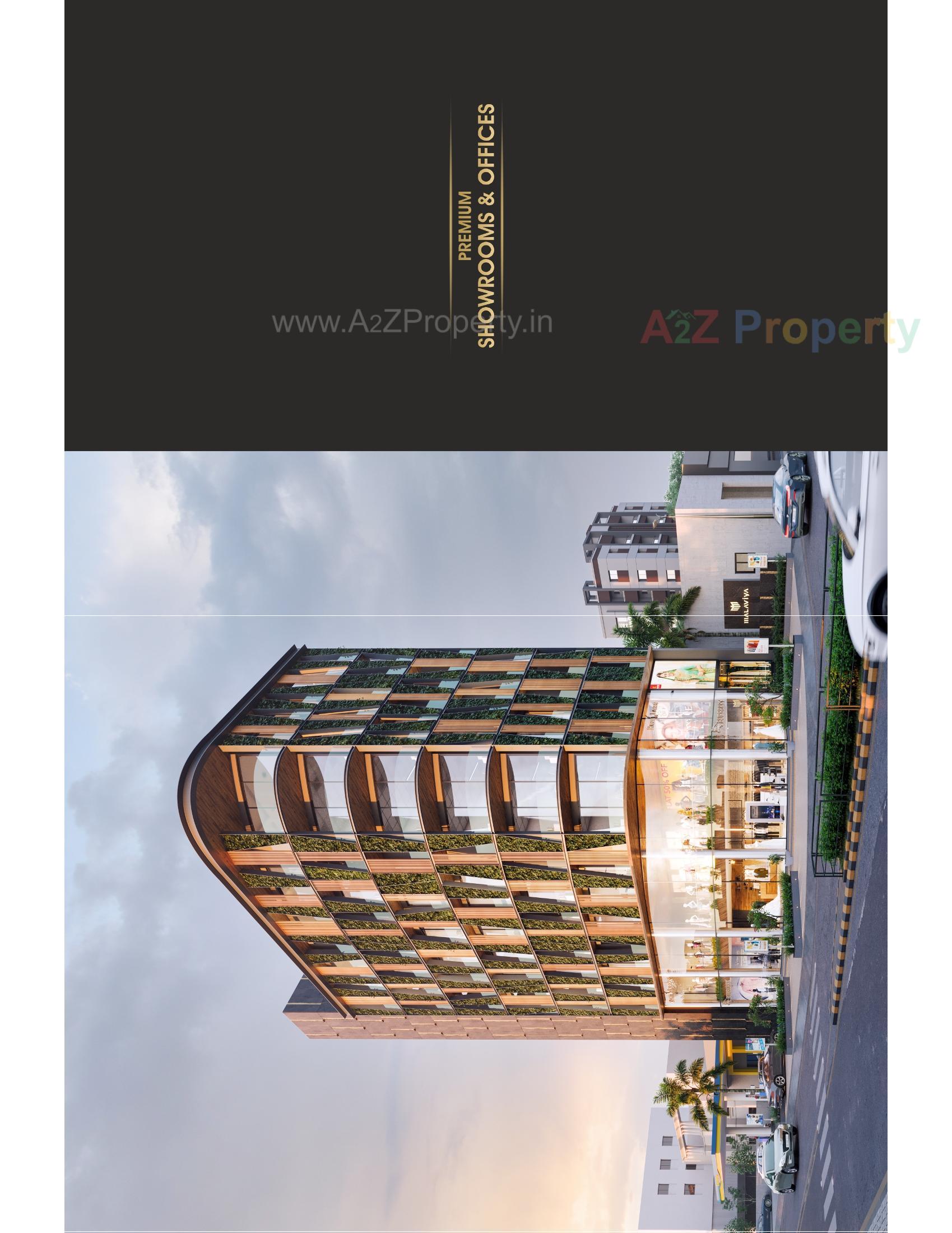 3D Elevation of real estate project Malaviya Coins located at Rajkot, Rajkot, Gujarat