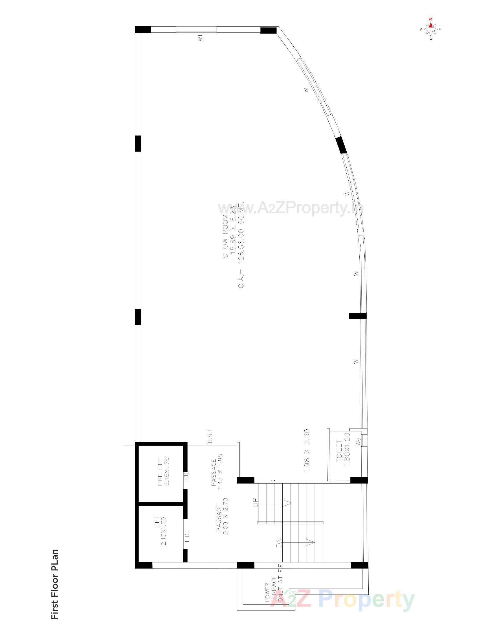 Layout of real estate project Malaviya Coins located at Rajkot, Rajkot, Gujarat