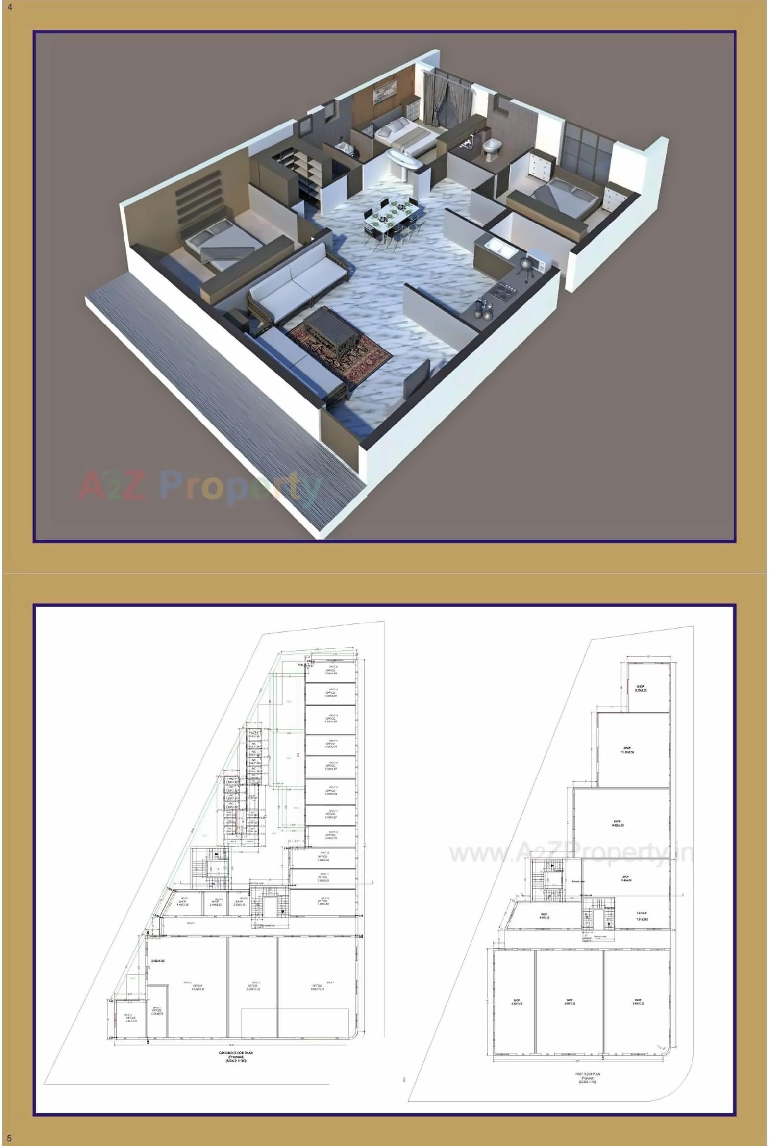 Layout of real estate project Manmeet located at Jetpur--navagadh, Rajkot, Gujarat