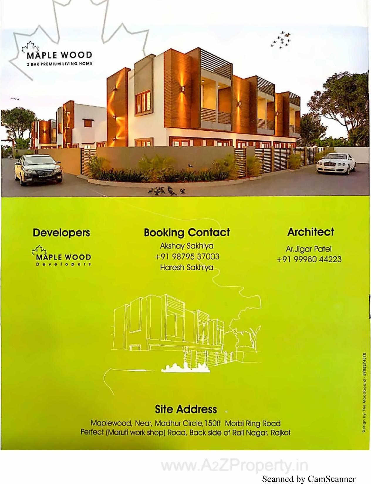 3D Elevation of real estate project Maplewood located at Rajkot, Rajkot, Gujarat