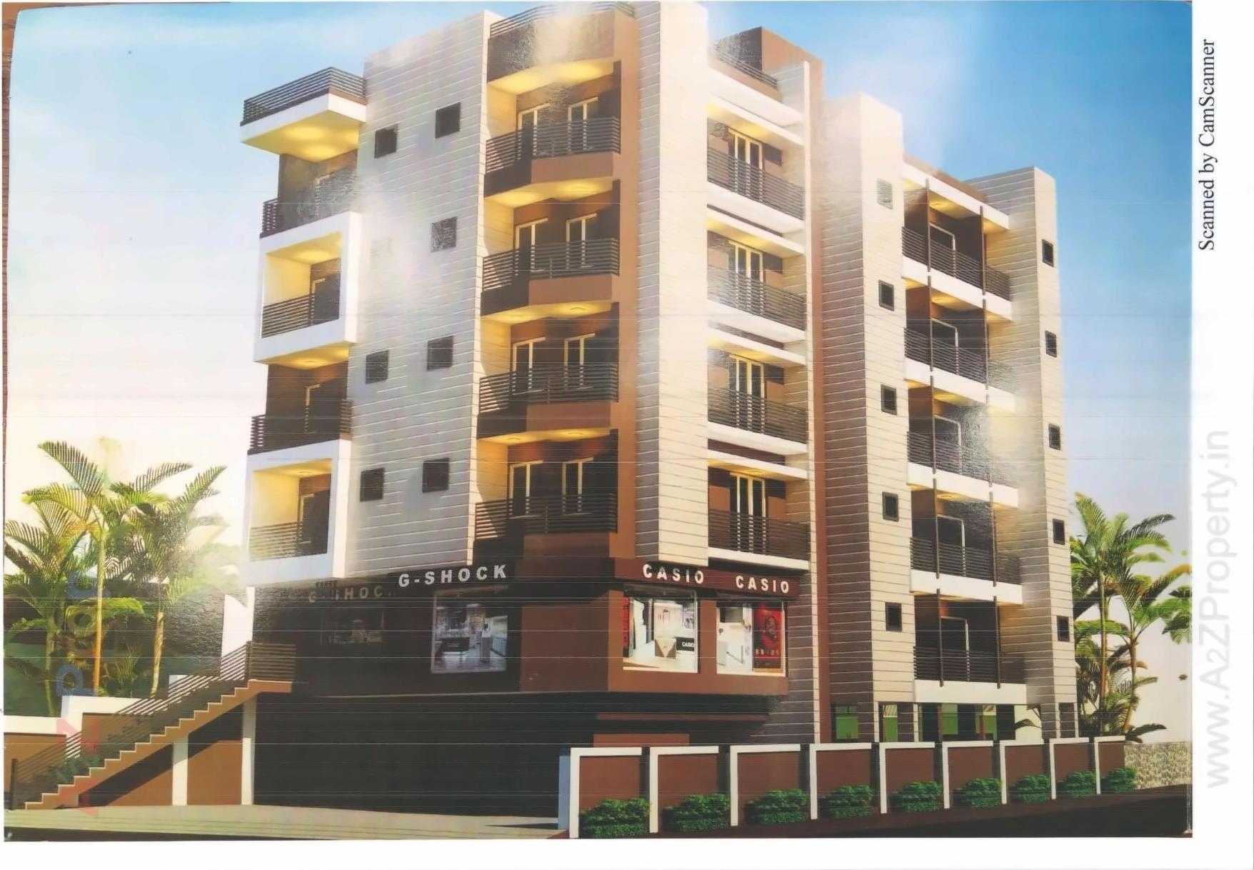 3D Elevation of real estate project Maruti Complex located at Rajkot, Rajkot, Gujarat