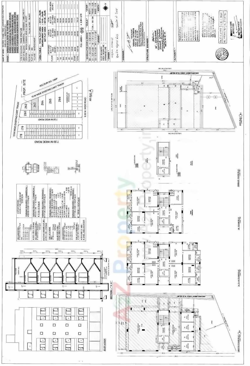 Layout of real estate project Maruti Complex located at Rajkot, Rajkot, Gujarat