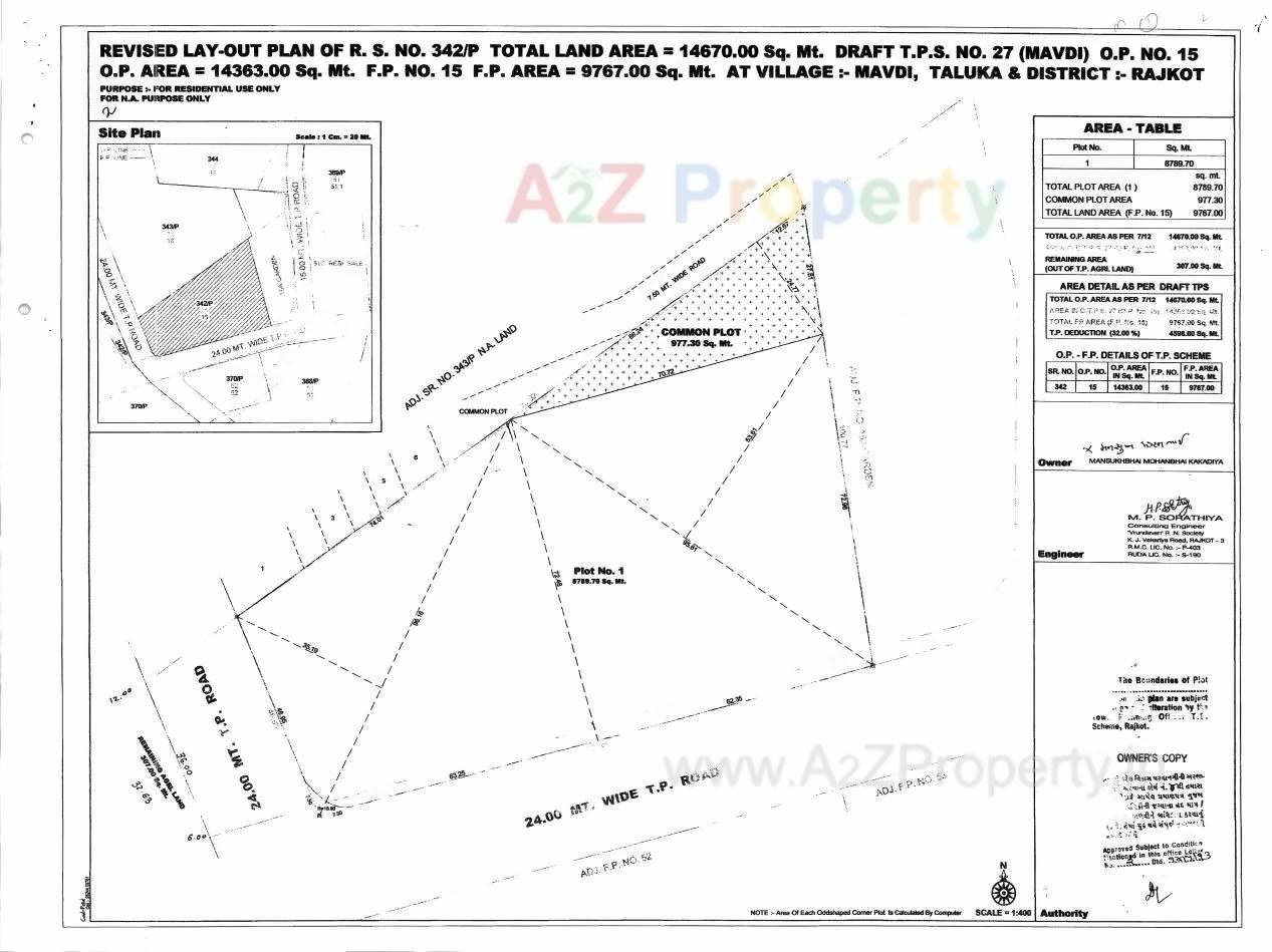  of real estate project Marvel Plus located at Mavdi, Rajkot, Gujarat