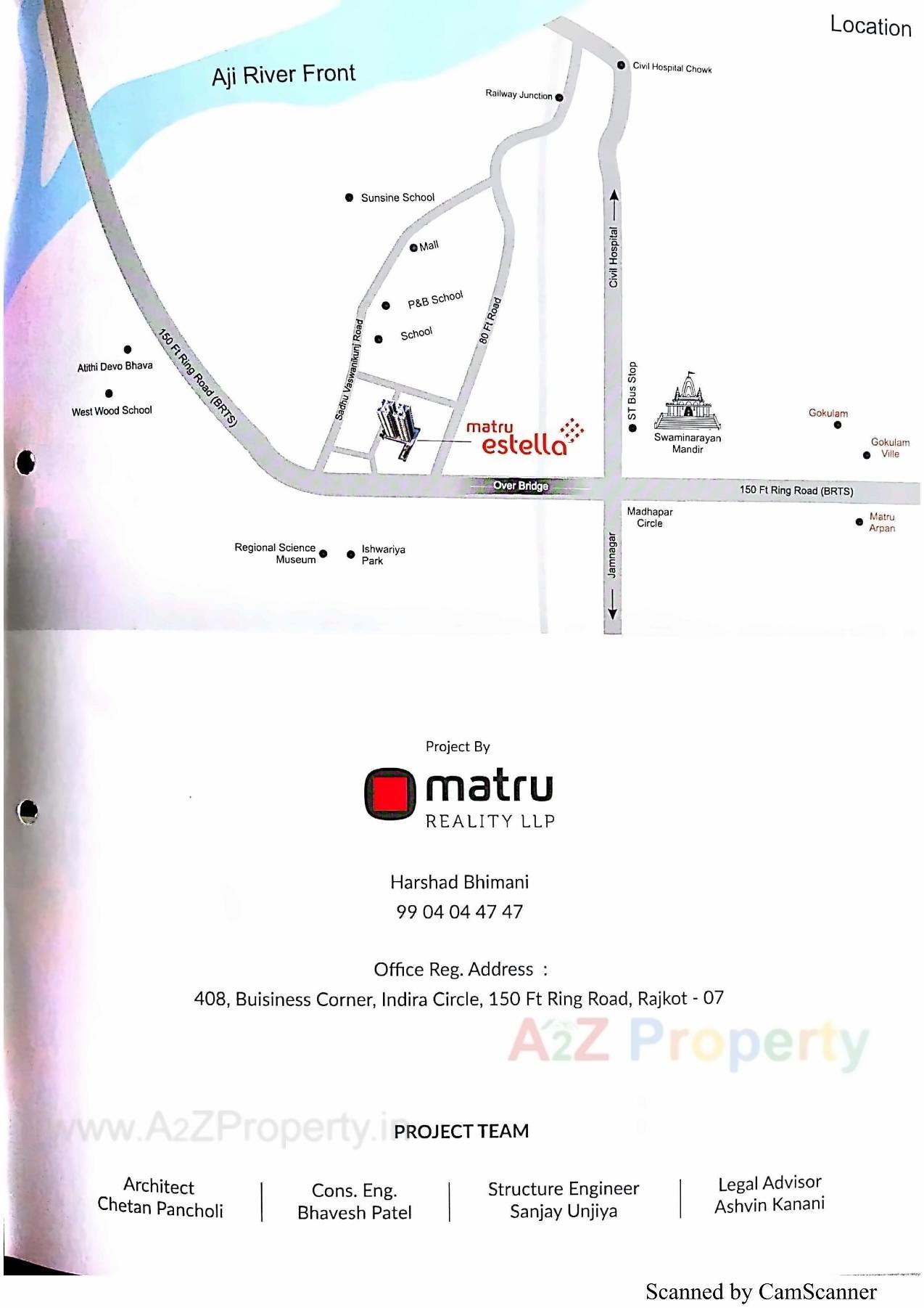  of real estate project Matru Estella located at Ronki, Rajkot, Gujarat