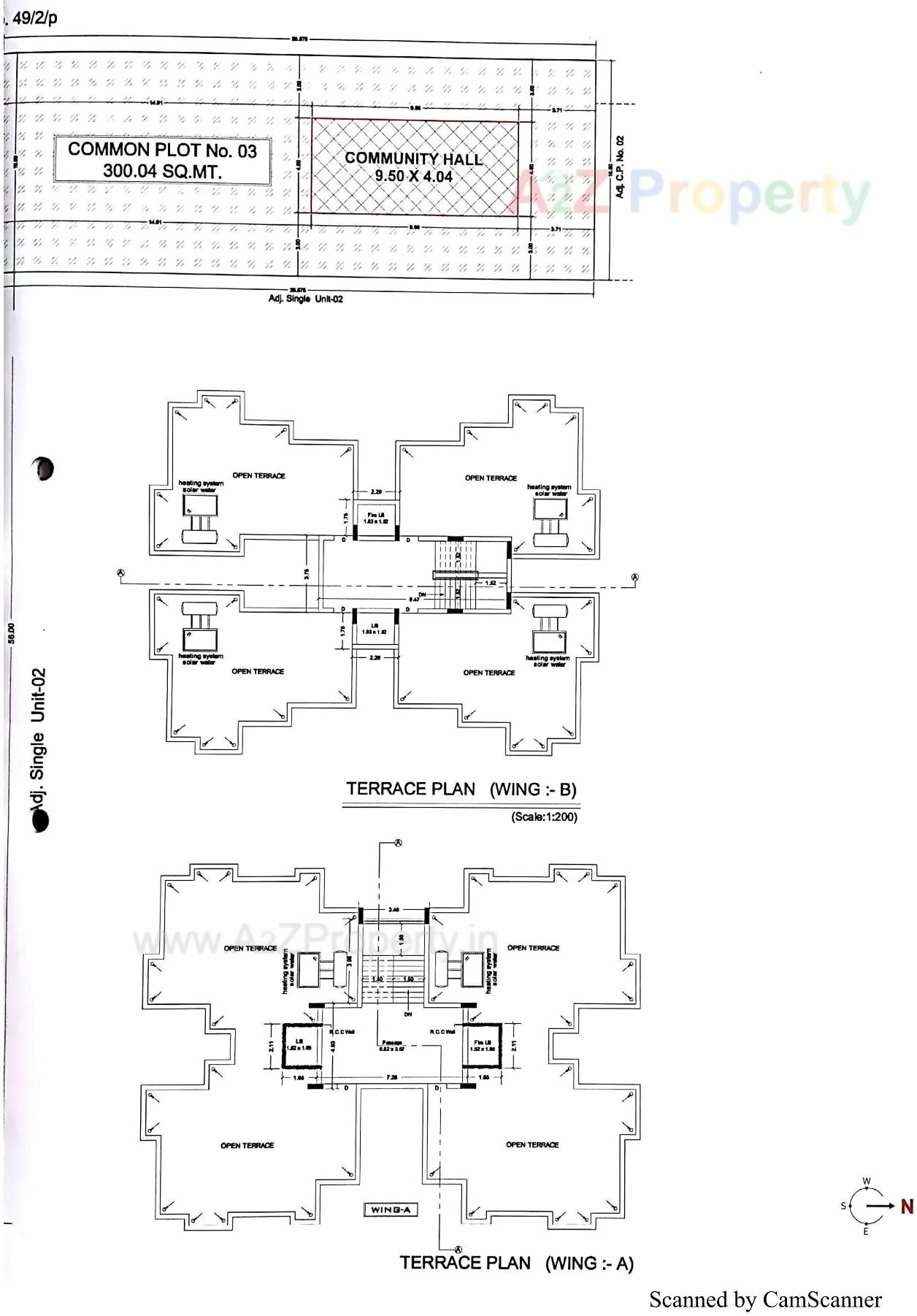 Layout of real estate project Matru Estella located at Ronki, Rajkot, Gujarat