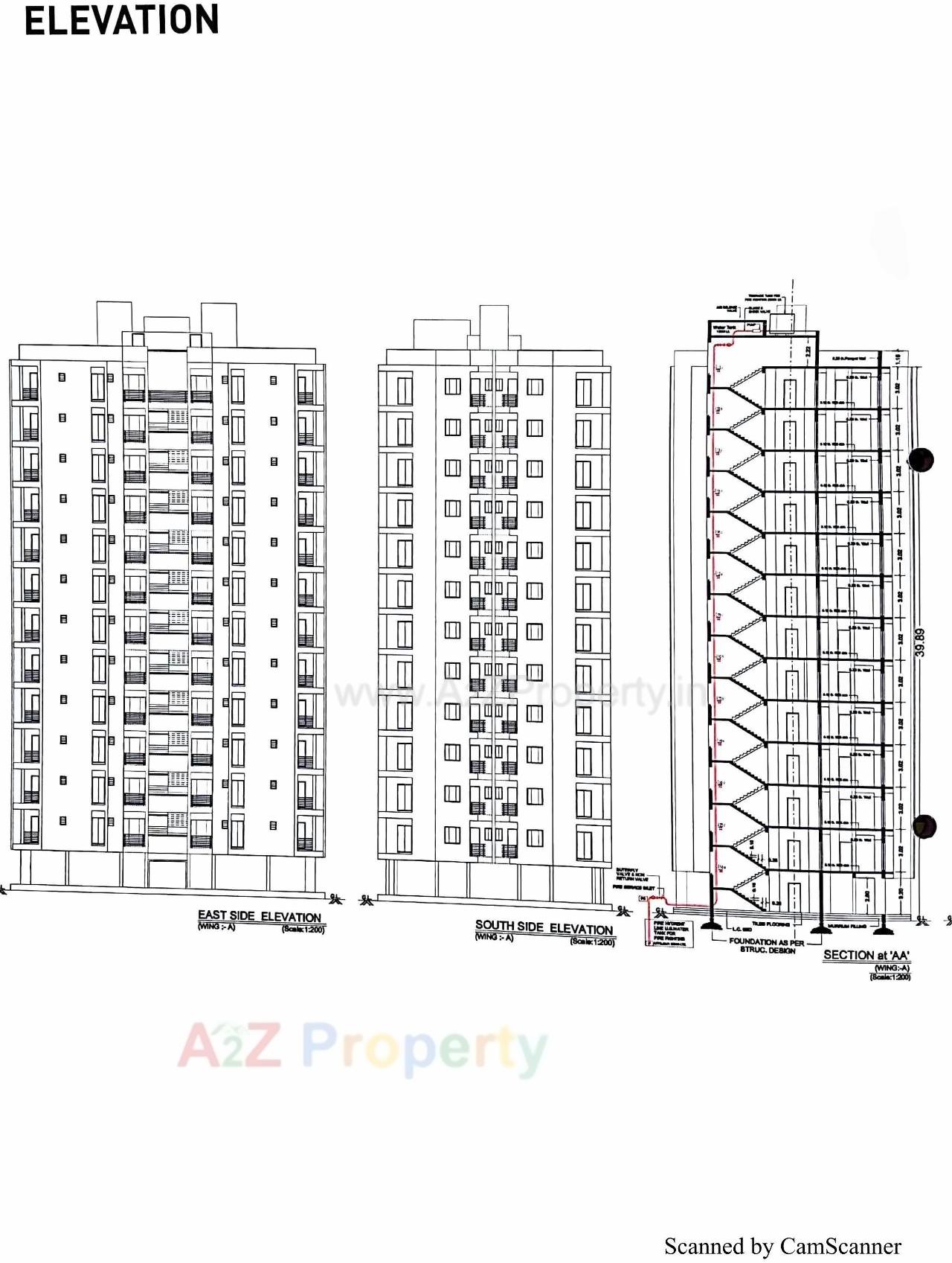 Layout of real estate project Matru Estella located at Ronki, Rajkot, Gujarat