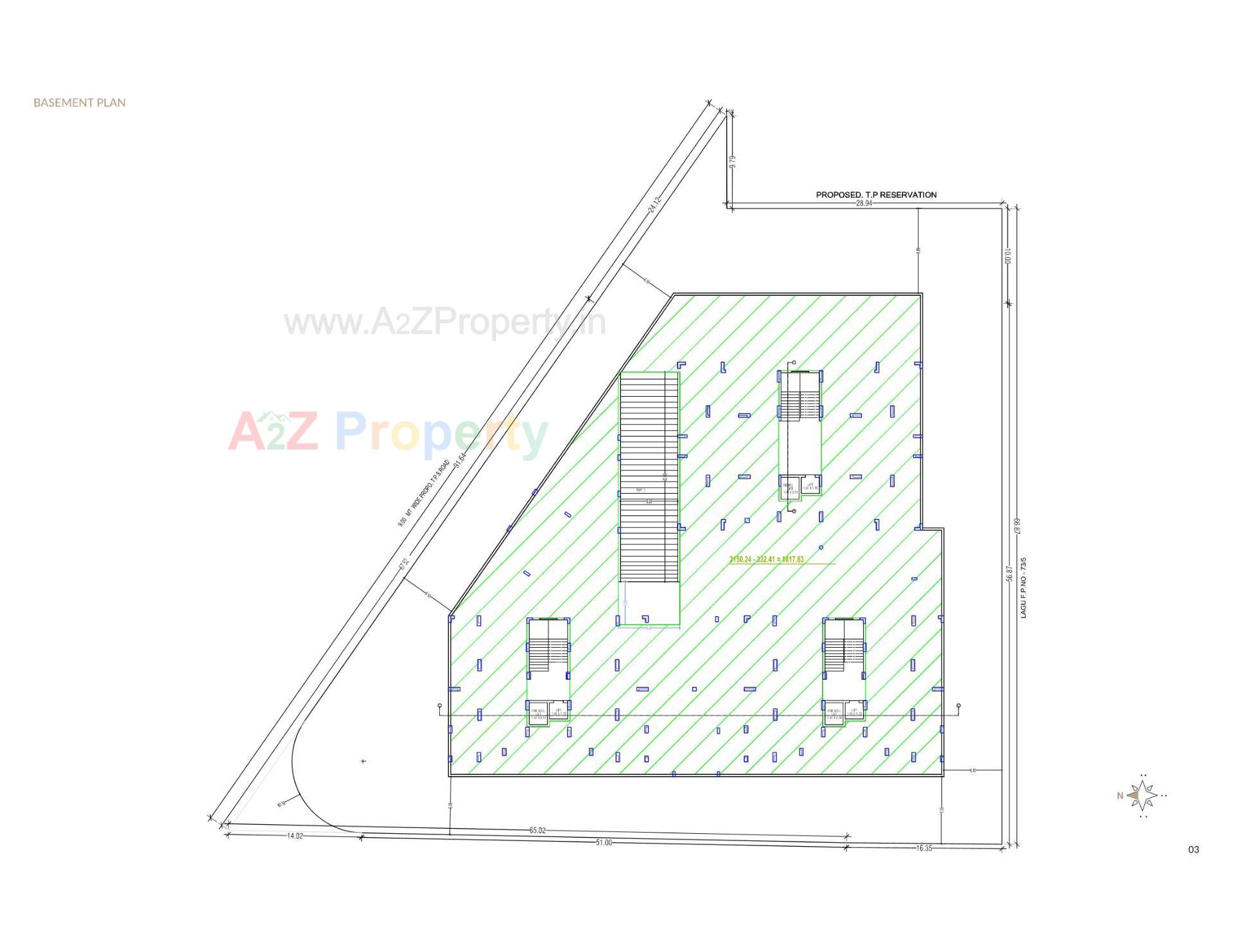 Layout of real estate project Matru Merrygold located at Ronki, Rajkot, Gujarat