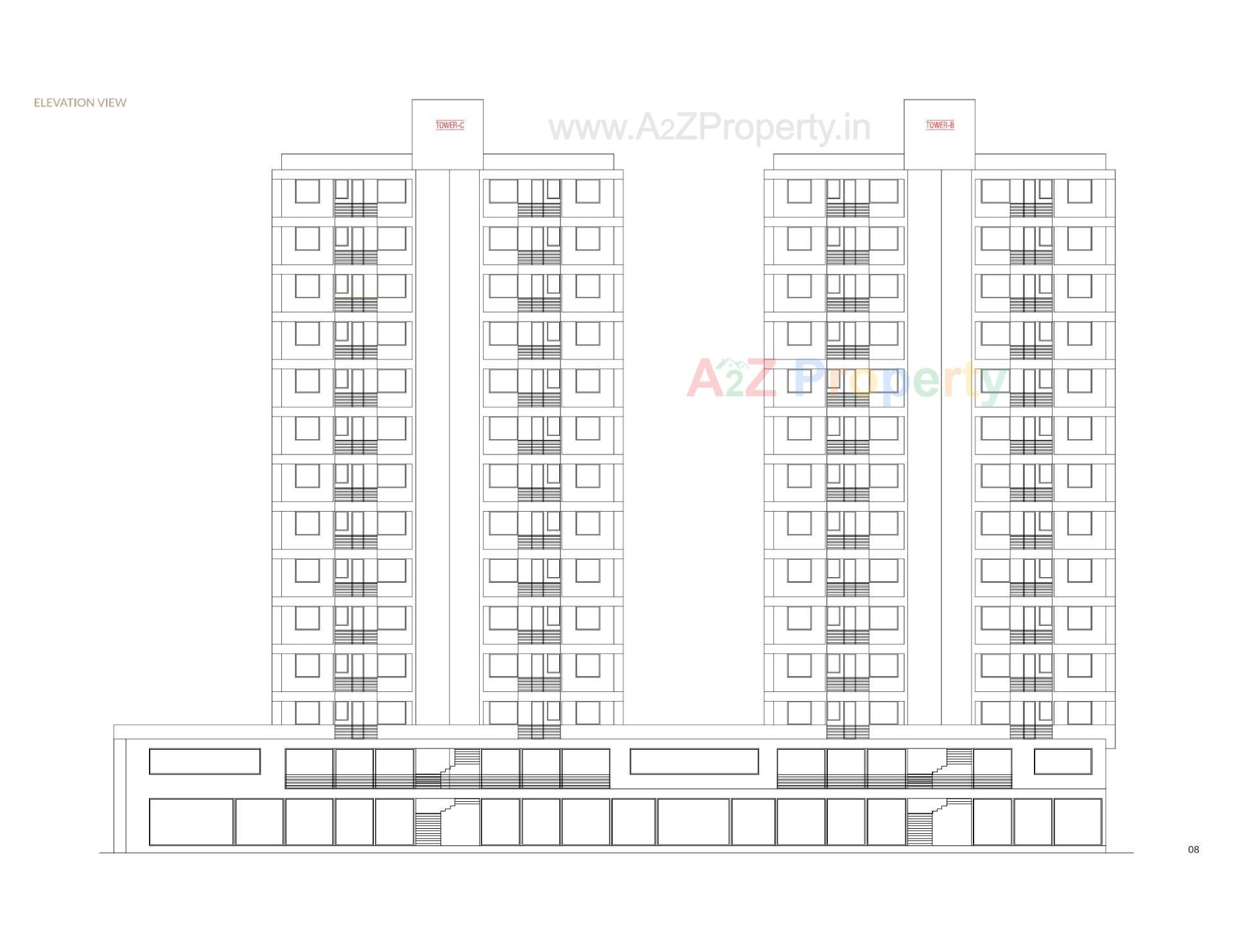 Layout of real estate project Matru Merrygold located at Ronki, Rajkot, Gujarat