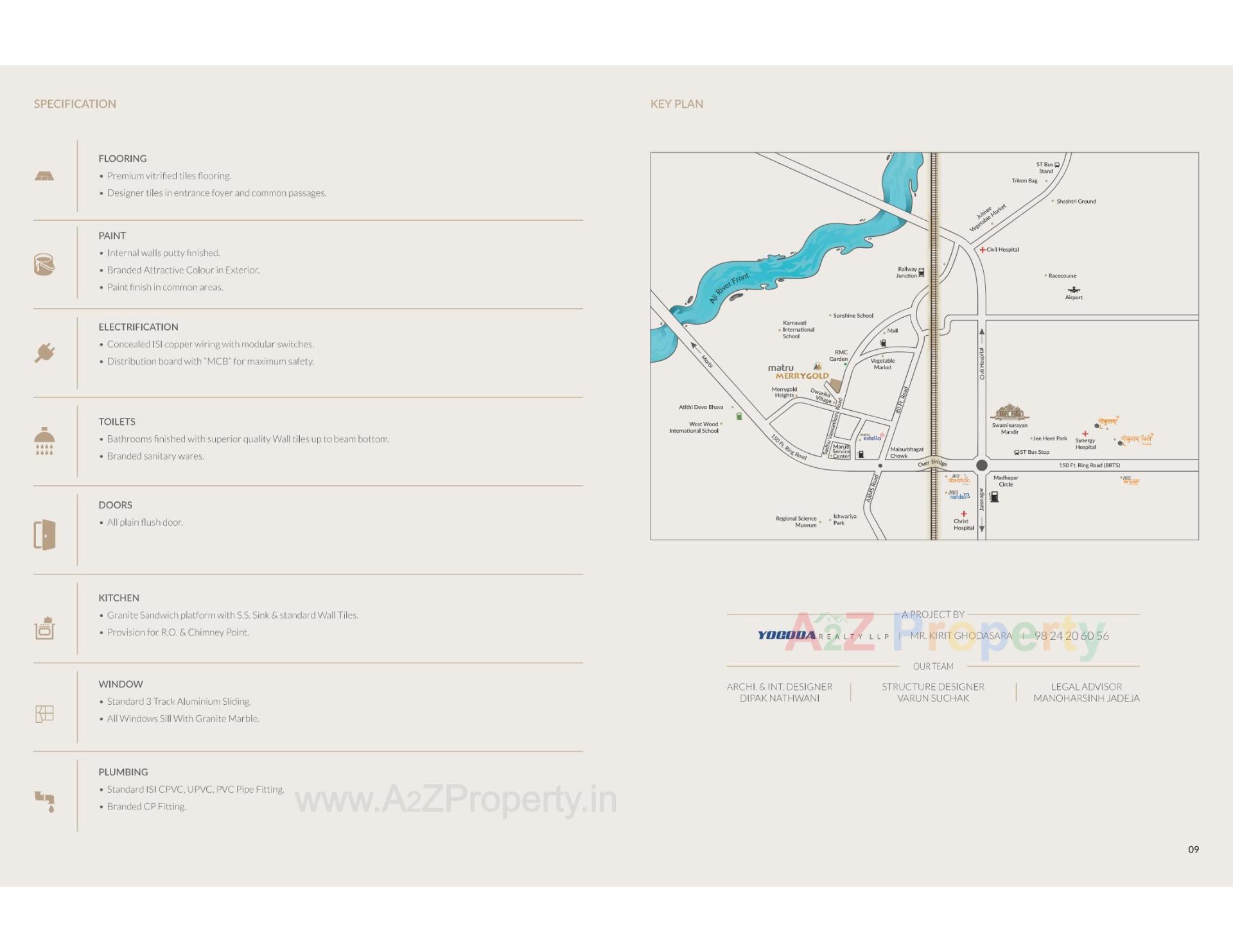  of real estate project Matru Merrygold located at Ronki, Rajkot, Gujarat