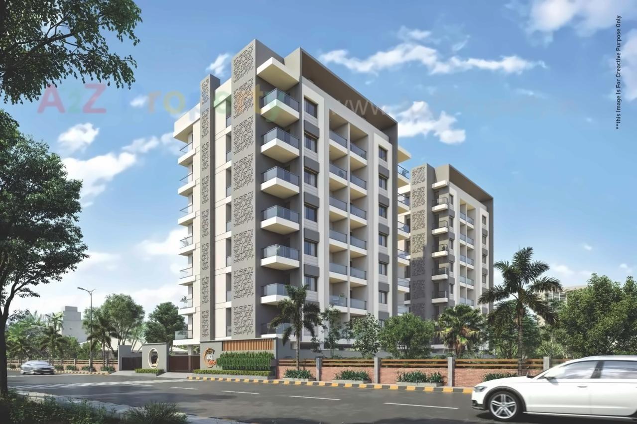3D Elevation of real estate project Matru Vasudha located at Rajkot, Rajkot, Gujarat