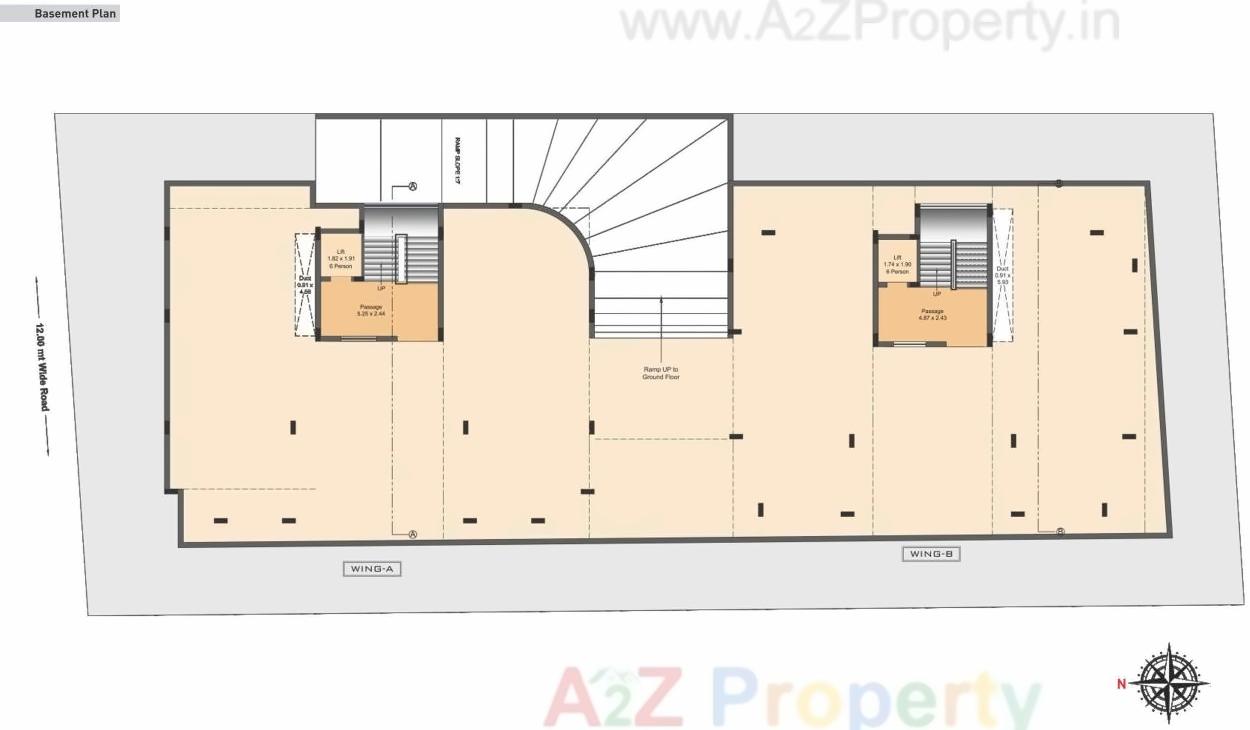 Layout of real estate project Matru Vasudha located at Rajkot, Rajkot, Gujarat
