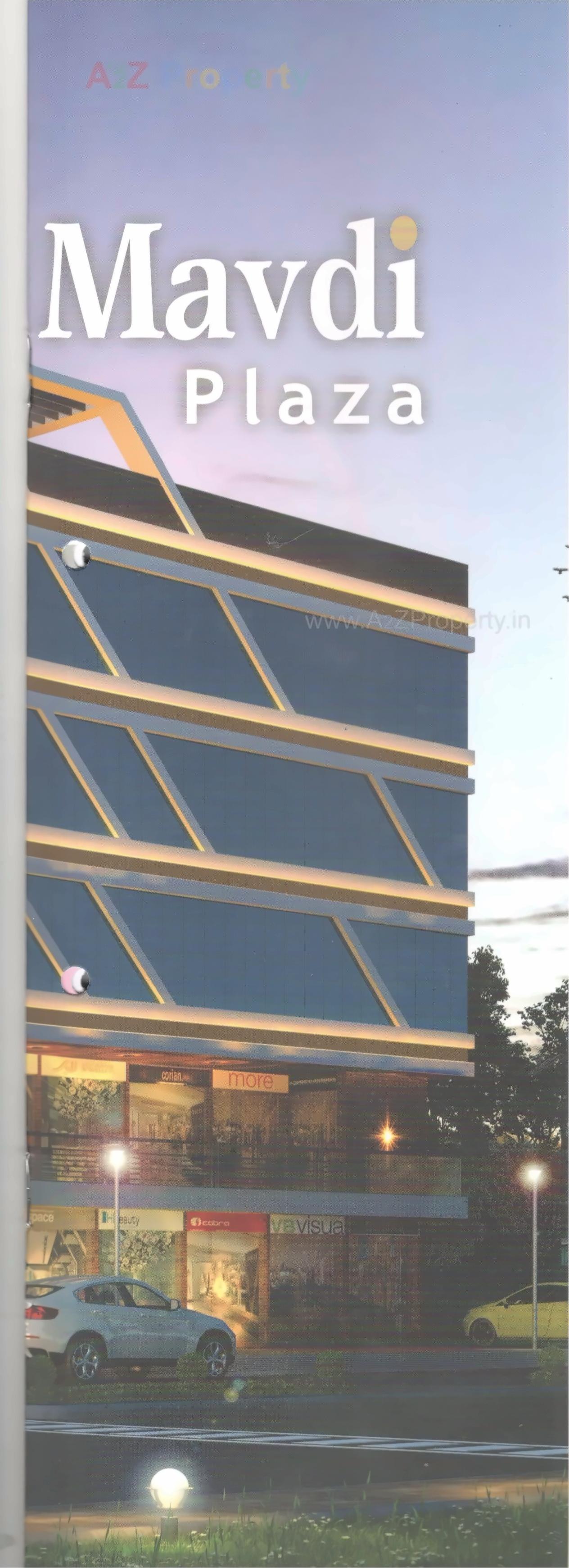 3D Elevation of real estate project Mavdi Plaza located at Mavdi, Rajkot, Gujarat