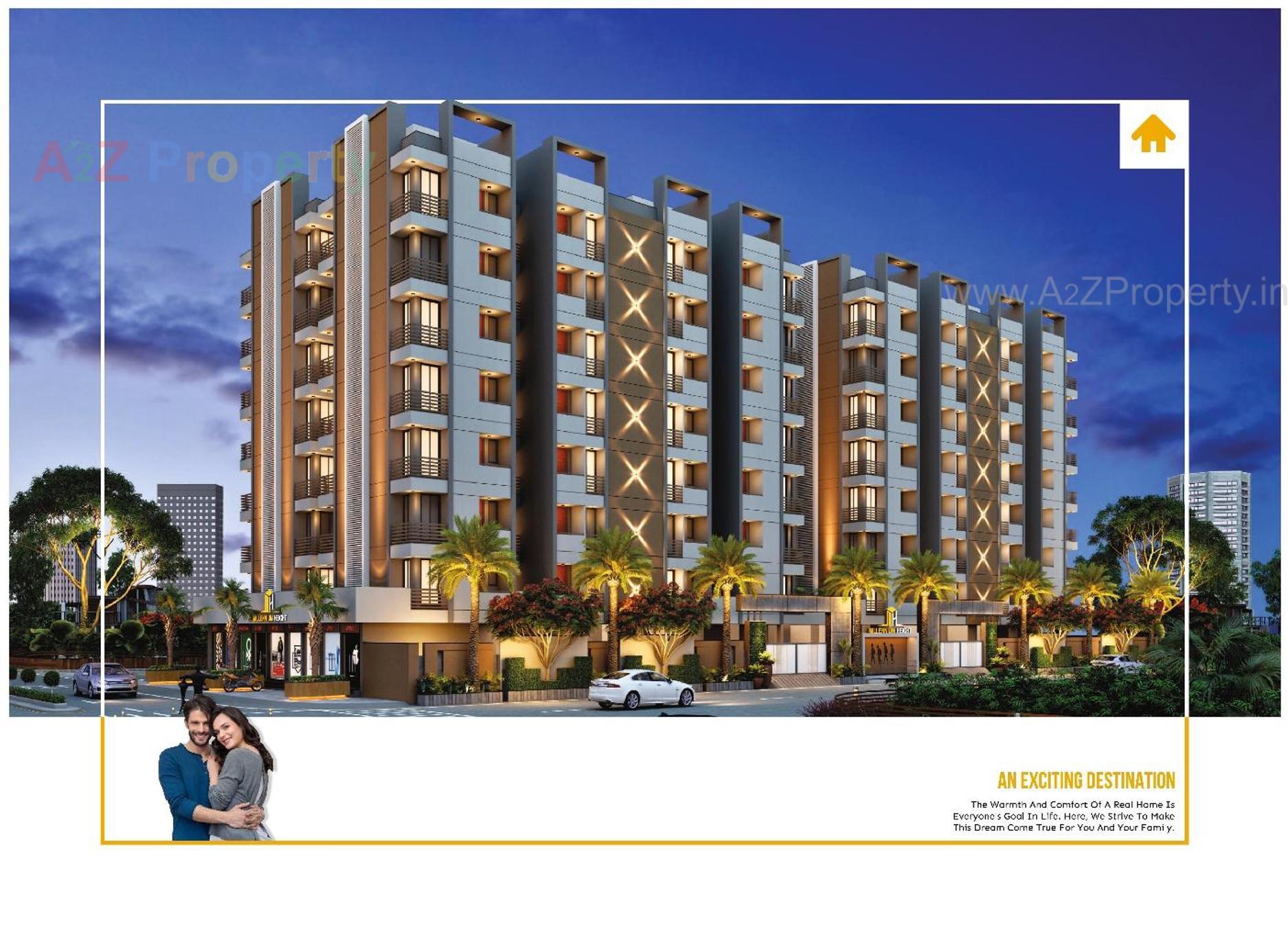 3D Elevation of real estate project Millennium Heights located at Raiya, Rajkot, Gujarat