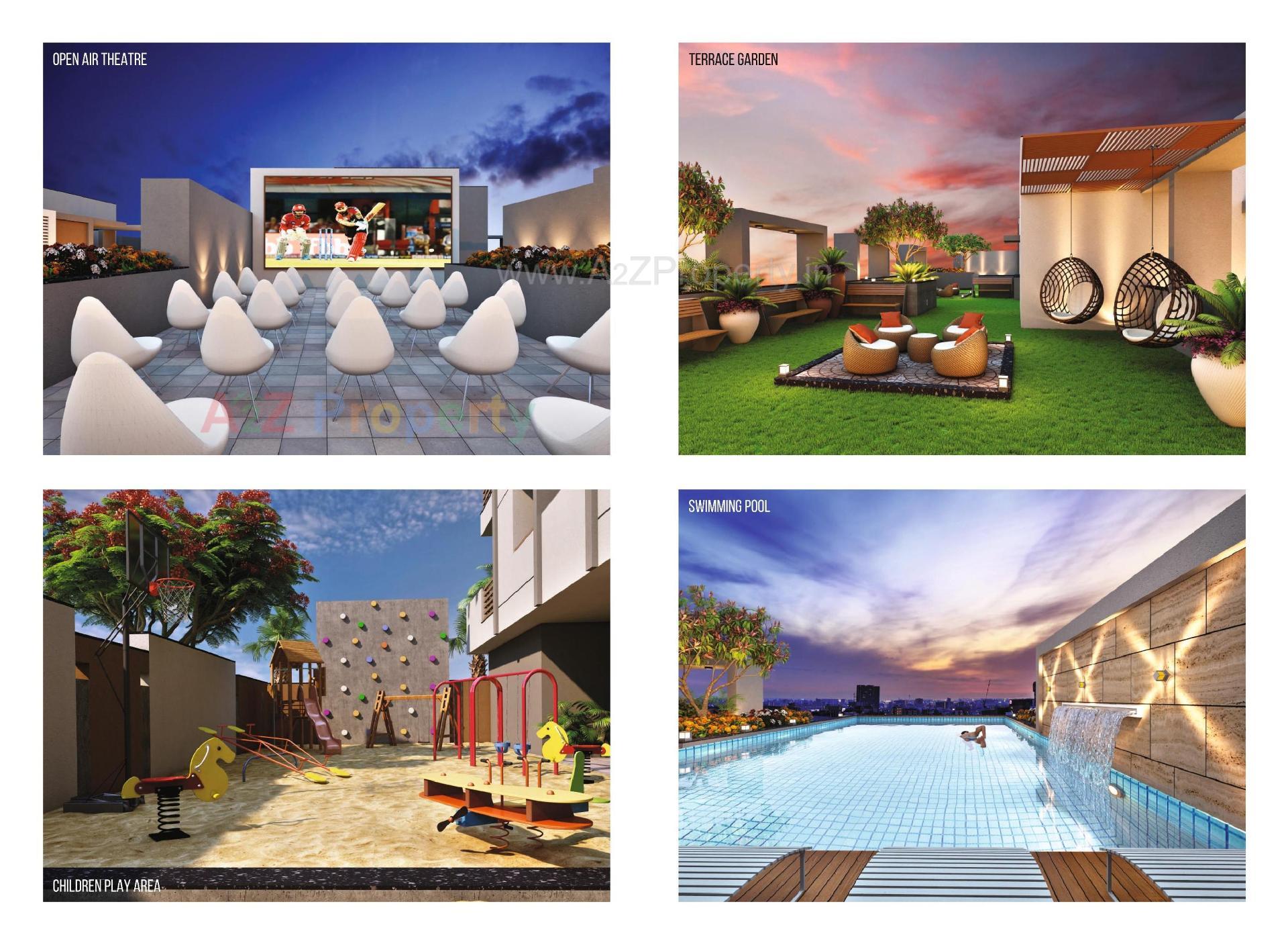 3D Elevation of real estate project Millennium Heights located at Raiya, Rajkot, Gujarat