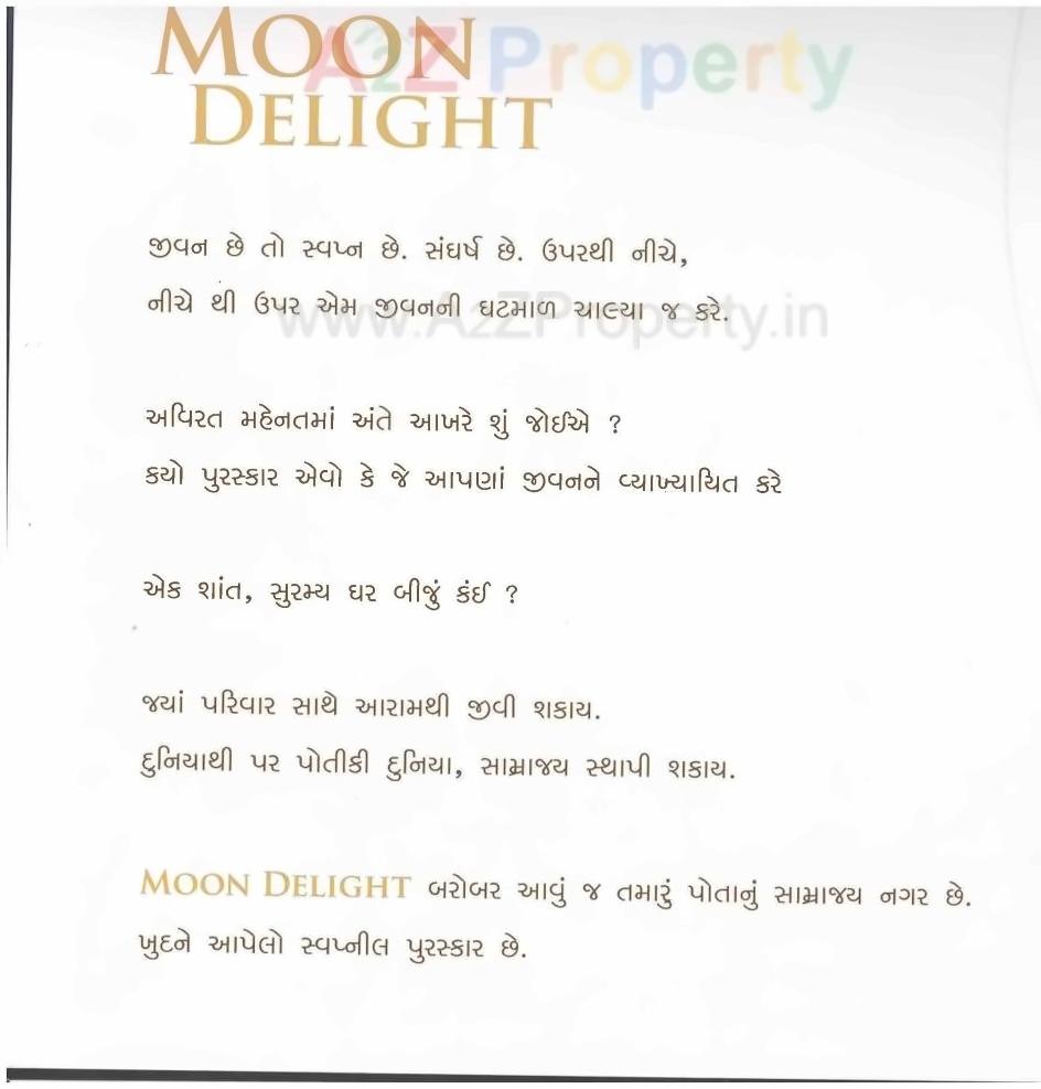  of real estate project Moondelight located at Madhapar, Rajkot, Gujarat