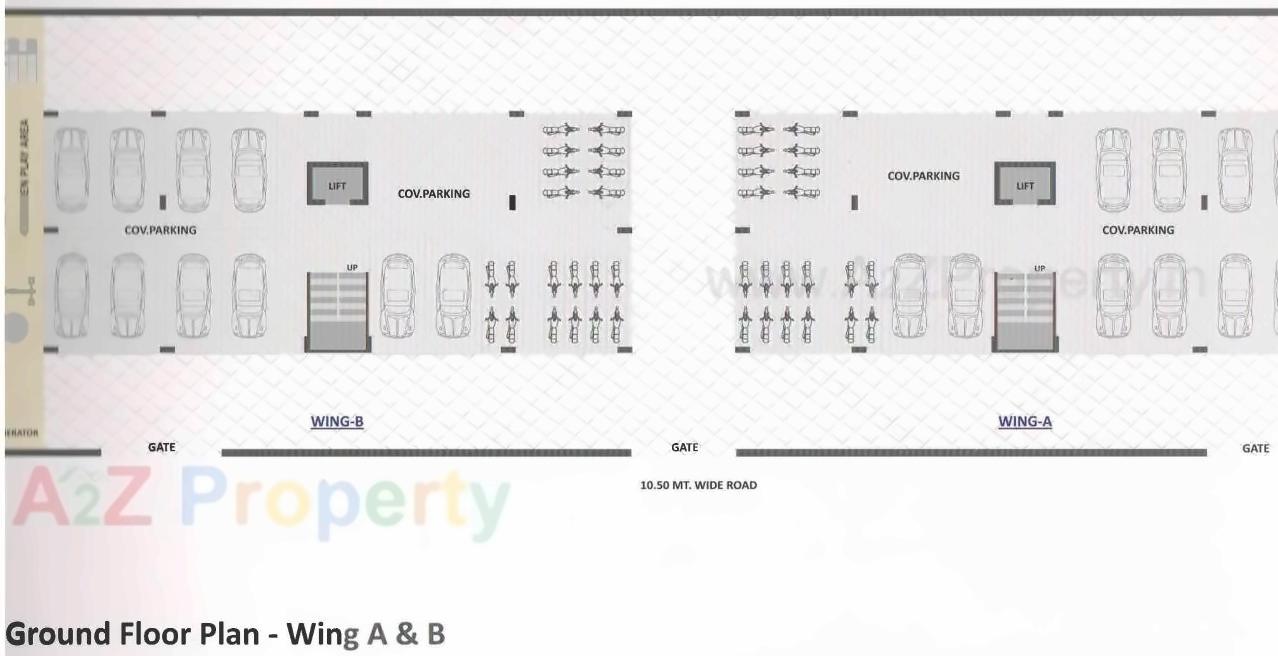 Layout of real estate project Moondelight located at Madhapar, Rajkot, Gujarat
