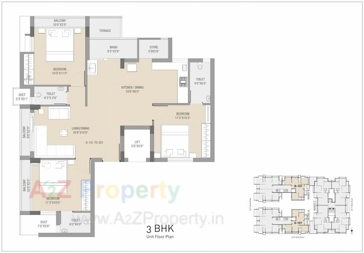 Layout of real estate project Nageshwar Apartment located at Ghanteshwar, Rajkot, Gujarat