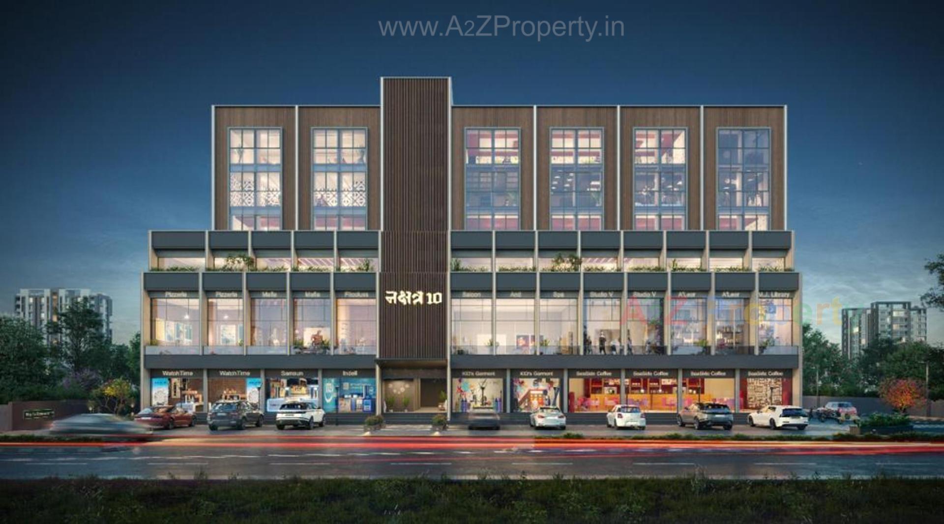 3D Elevation of real estate project Nakshtra 10 located at Rajkot, Rajkot, Gujarat