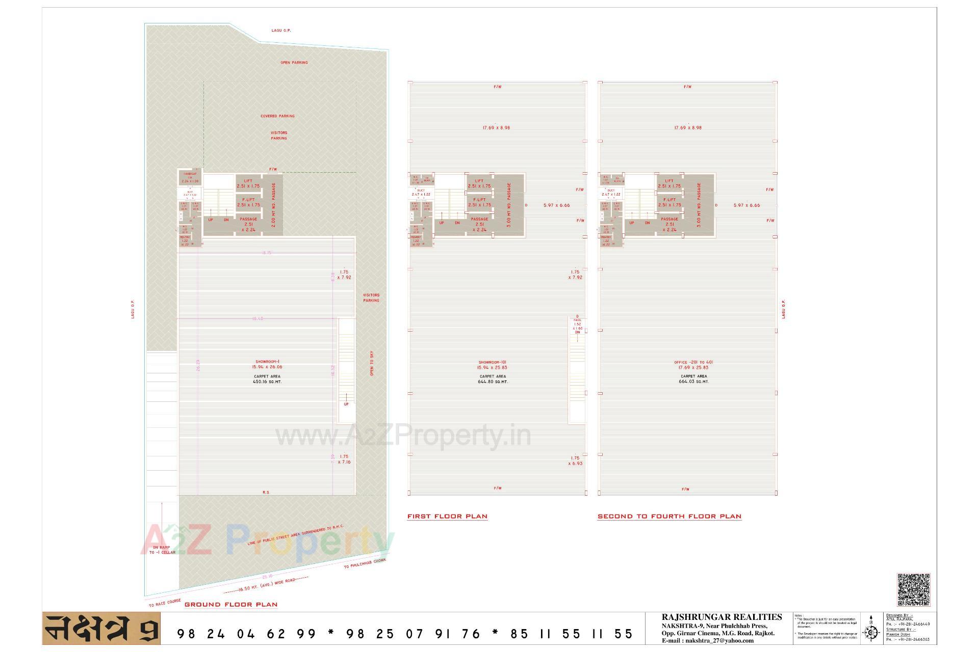 Layout of real estate project Nakshtra located at Rajkot, Rajkot, Gujarat