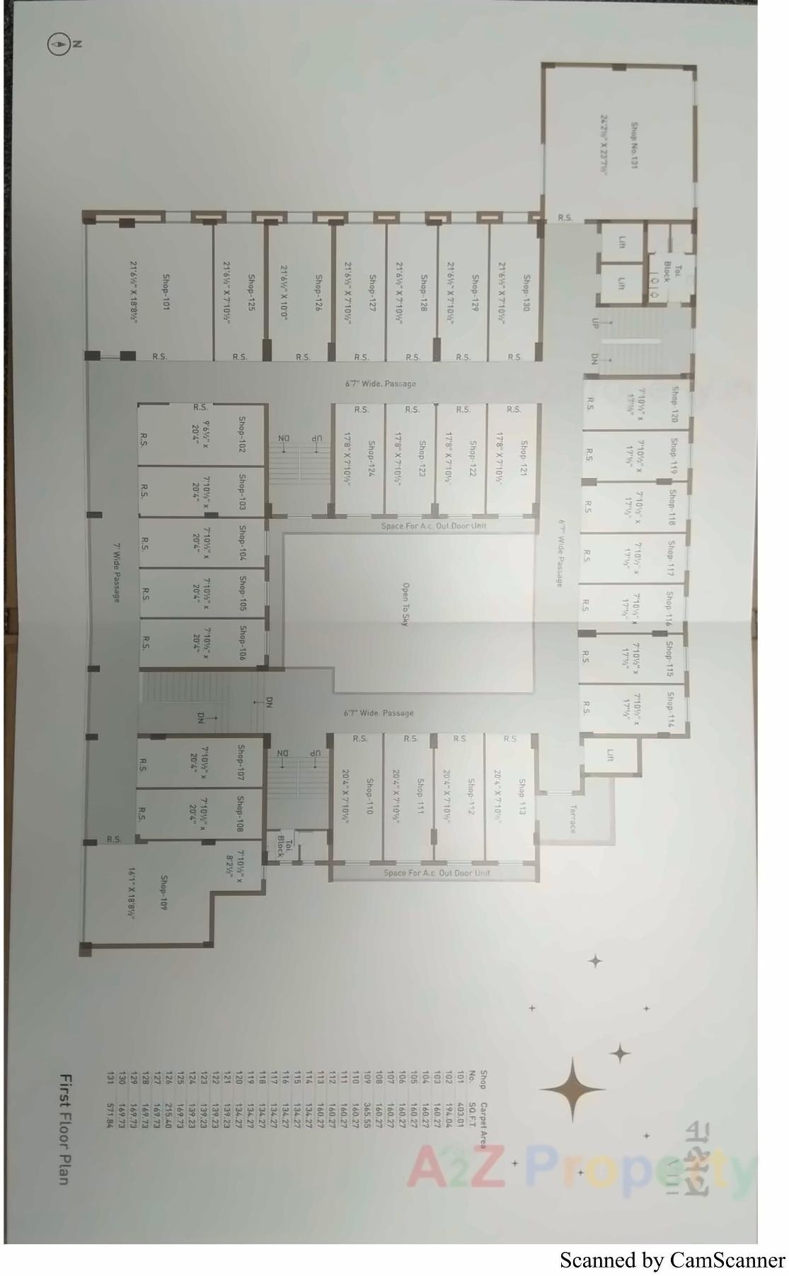 Layout of real estate project Nakshtra Viii located at Raiya, Rajkot, Gujarat