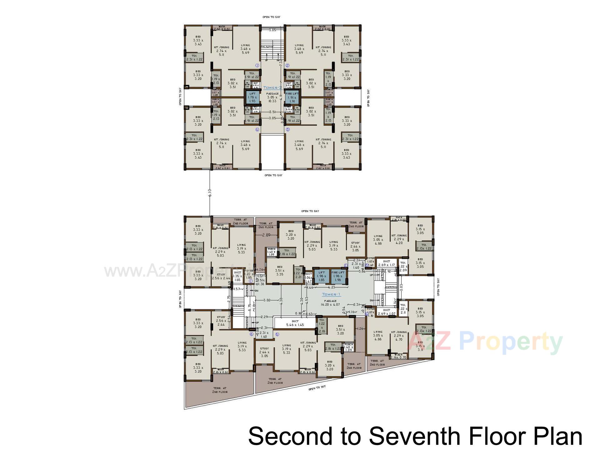 Layout of real estate project Nand Aangan located at Raiya, Rajkot, Gujarat