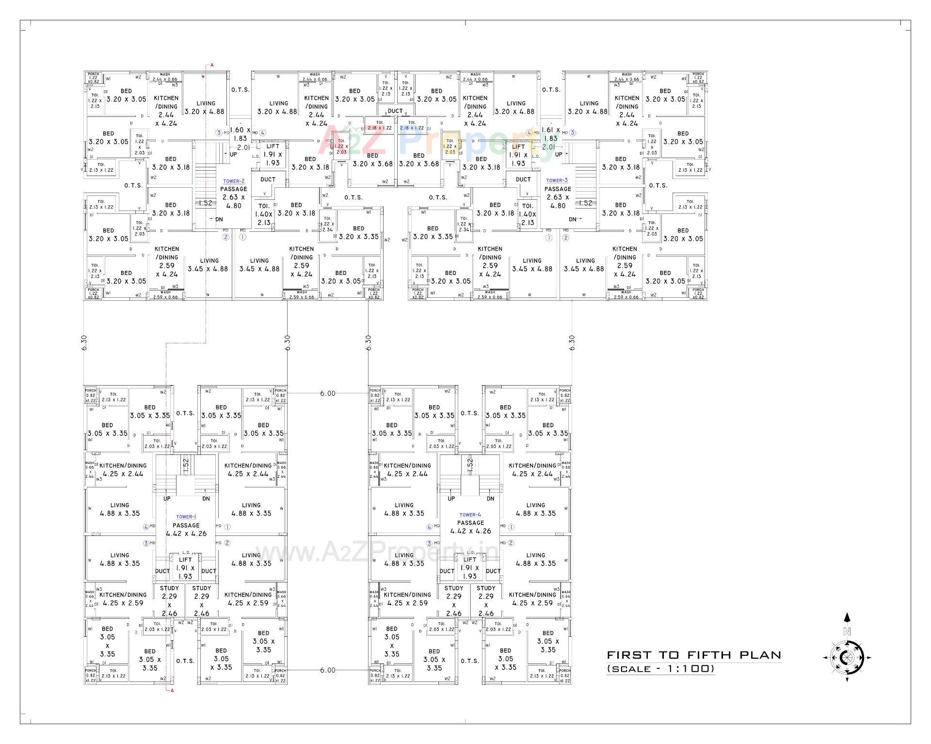 Layout of real estate project Nand Basera located at Raiya, Rajkot, Gujarat