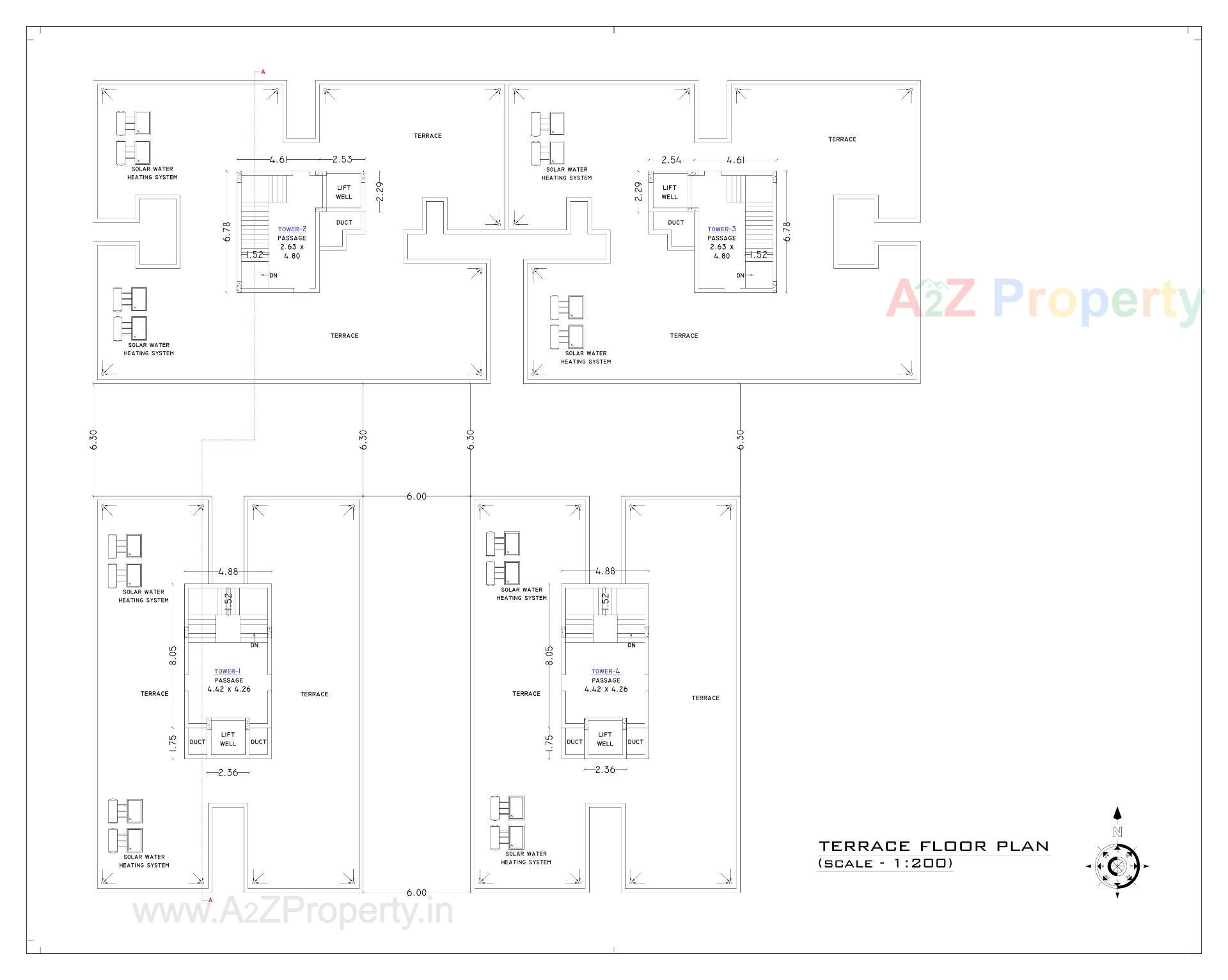 Layout of real estate project Nand Basera located at Raiya, Rajkot, Gujarat