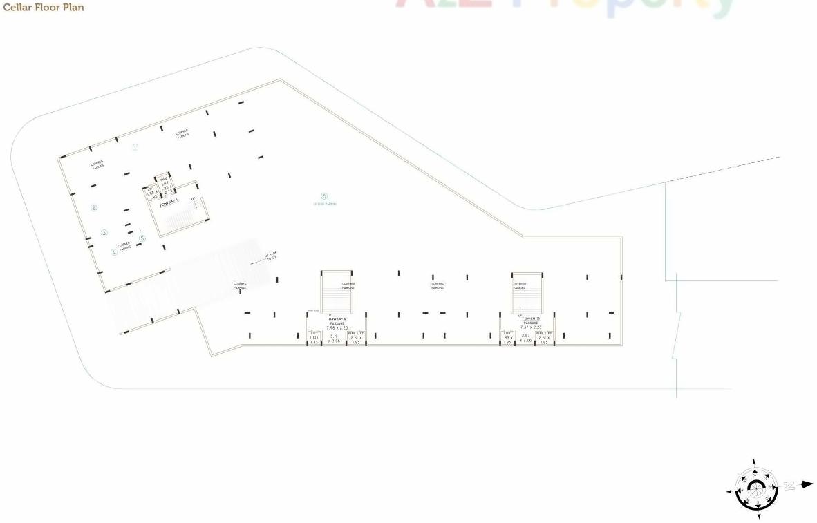 Layout of real estate project Nand Empire located at Rajkot, Rajkot, Gujarat