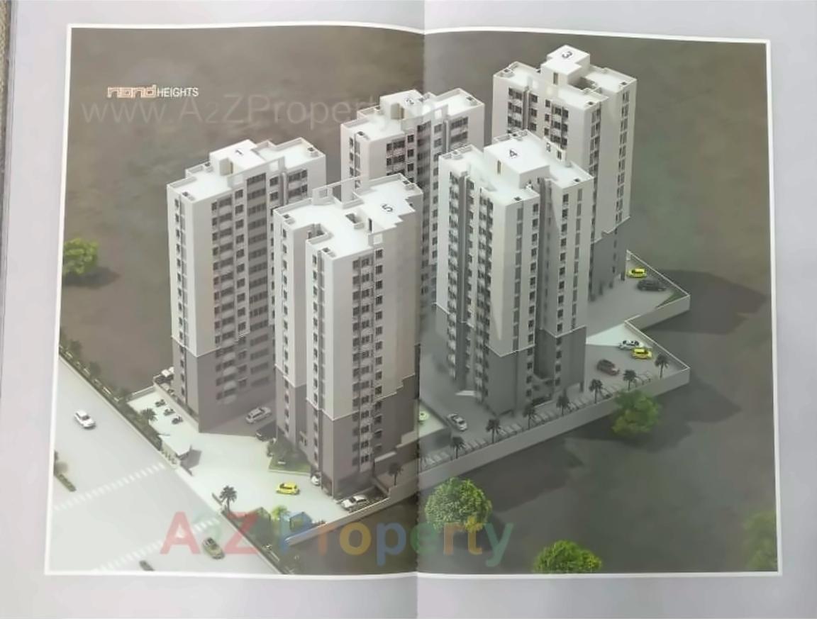 3D Elevation of real estate project Nand Heights located at Raiya, Rajkot, Gujarat