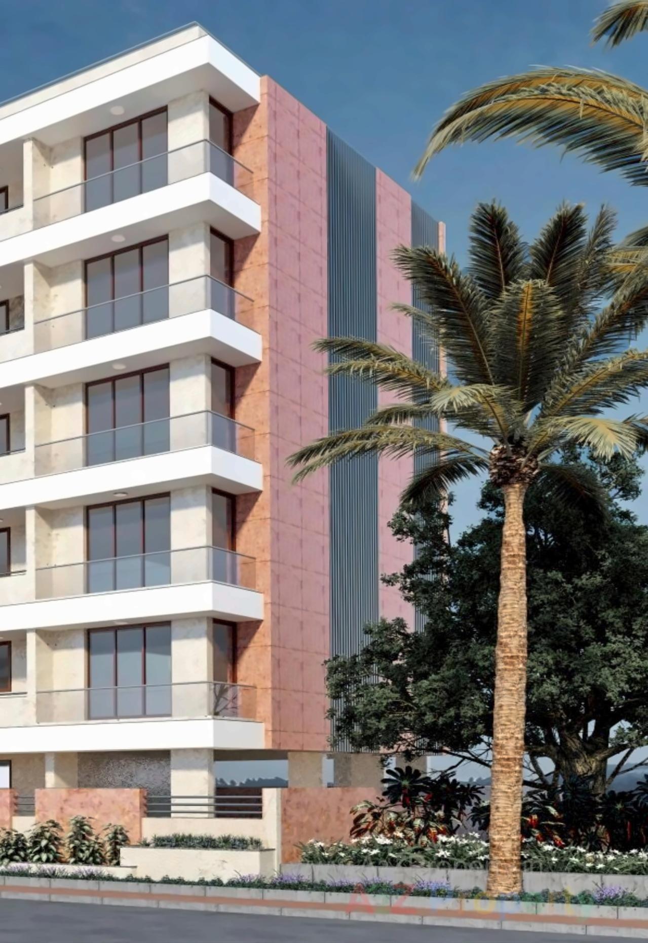 3D Elevation of real estate project Nandan Residency located at Mavdi, Rajkot, Gujarat