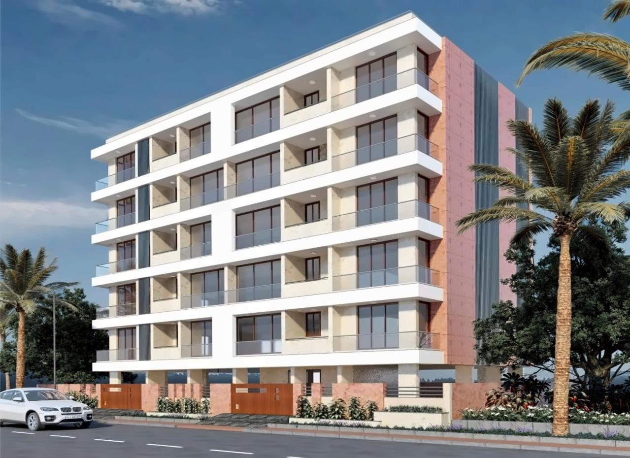 3D Elevation of real estate project Nandan Residency located at Mavdi, Rajkot, Gujarat