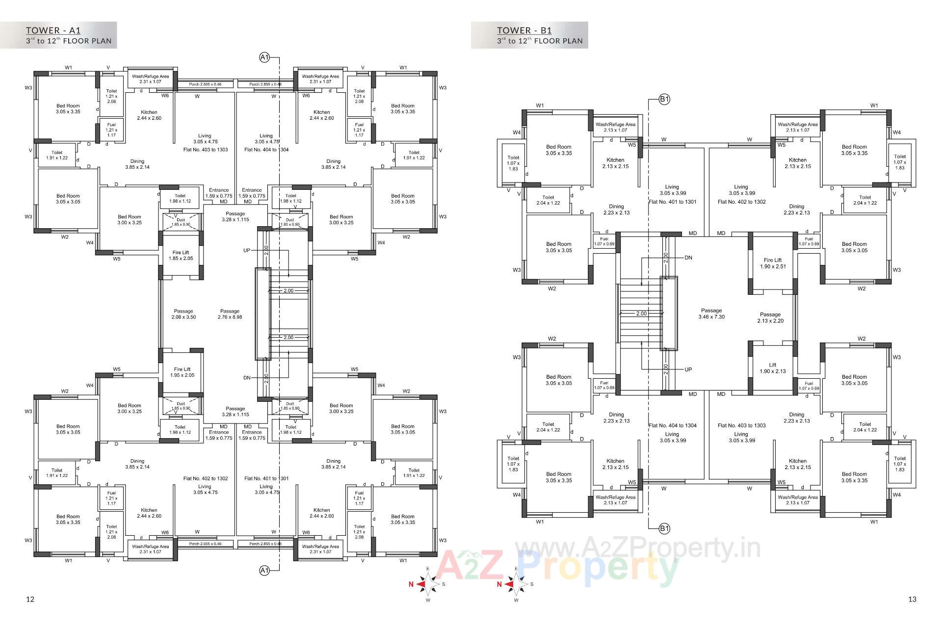Layout of real estate project Nandan located at Vavdi, Rajkot, Gujarat