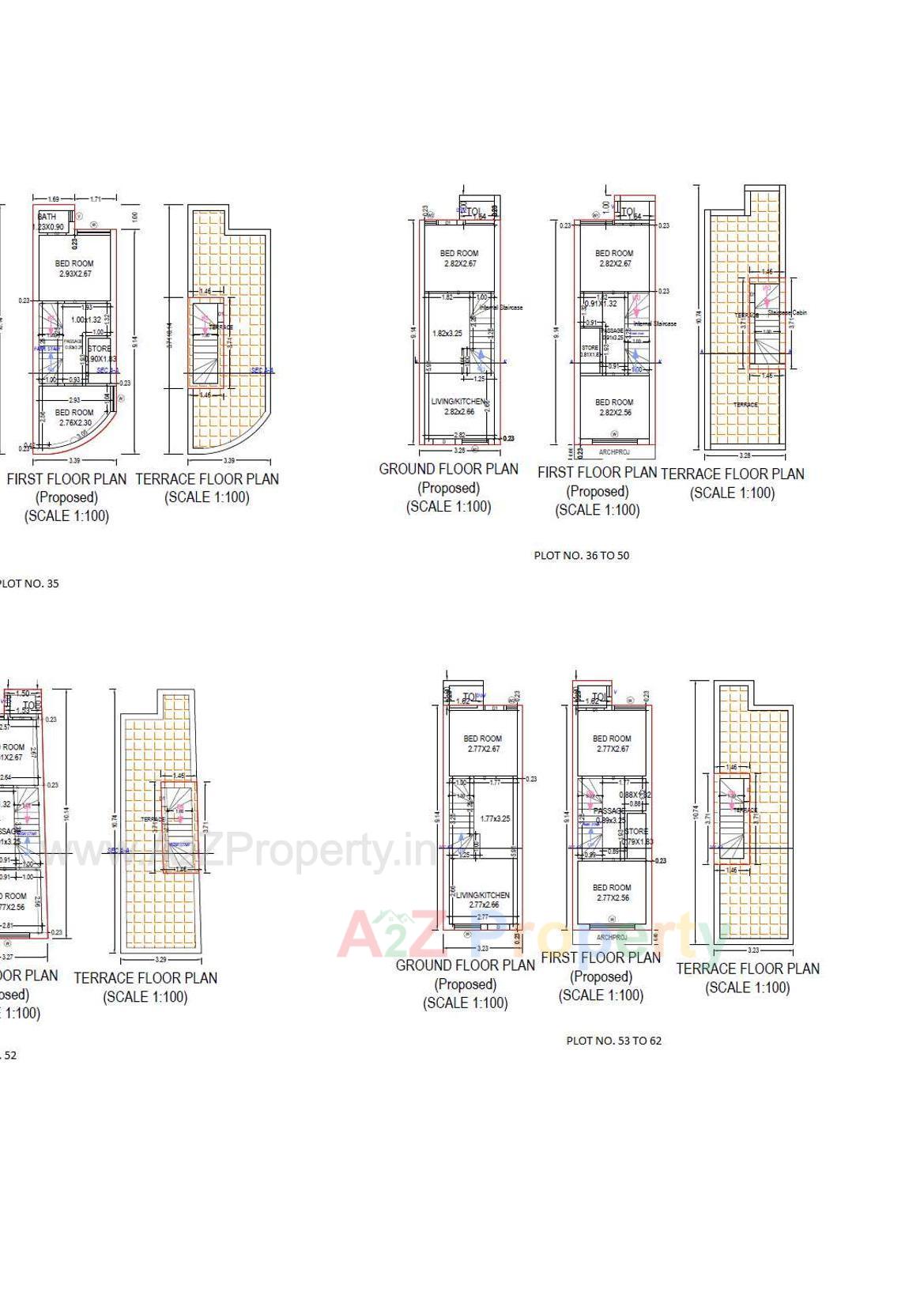 Layout of real estate project Navin Residency located at Anandpar, Rajkot, Gujarat