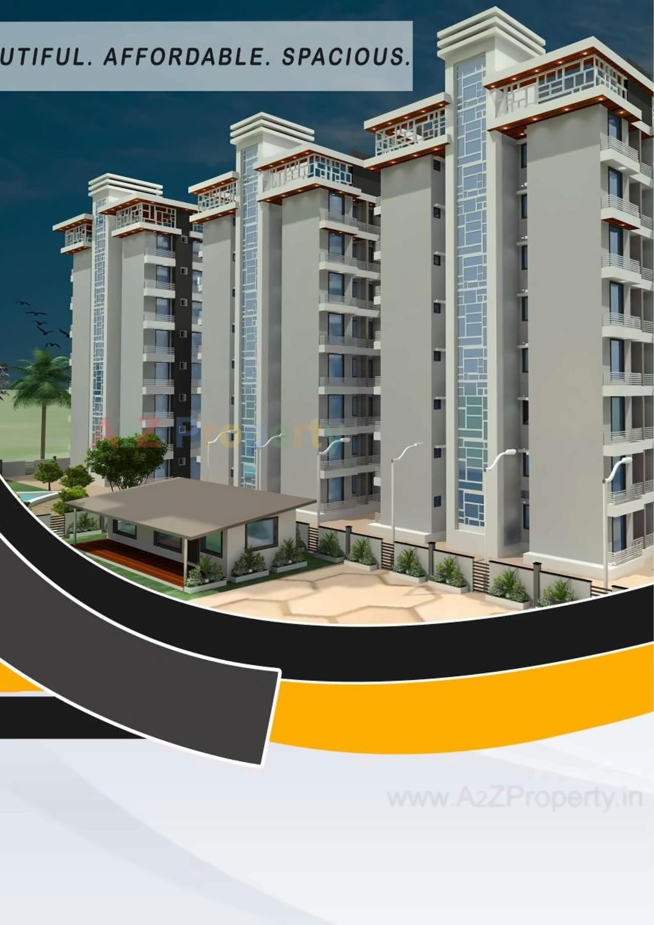 3D Elevation of real estate project Navin Towers located at Rajkot, Rajkot, Gujarat