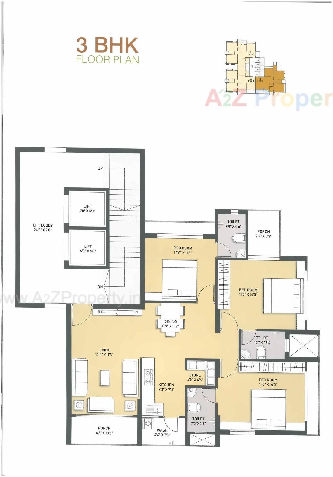 Layout of real estate project Neel's Greenwoods located at Raiya, Rajkot, Gujarat
