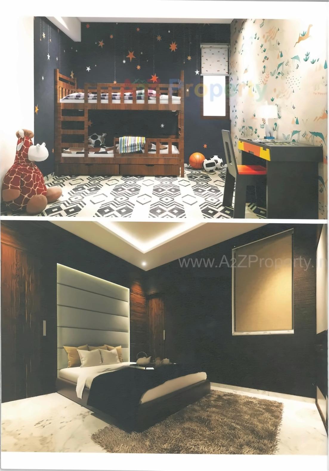 3D Elevation of real estate project Neel's Greenwoods located at Raiya, Rajkot, Gujarat