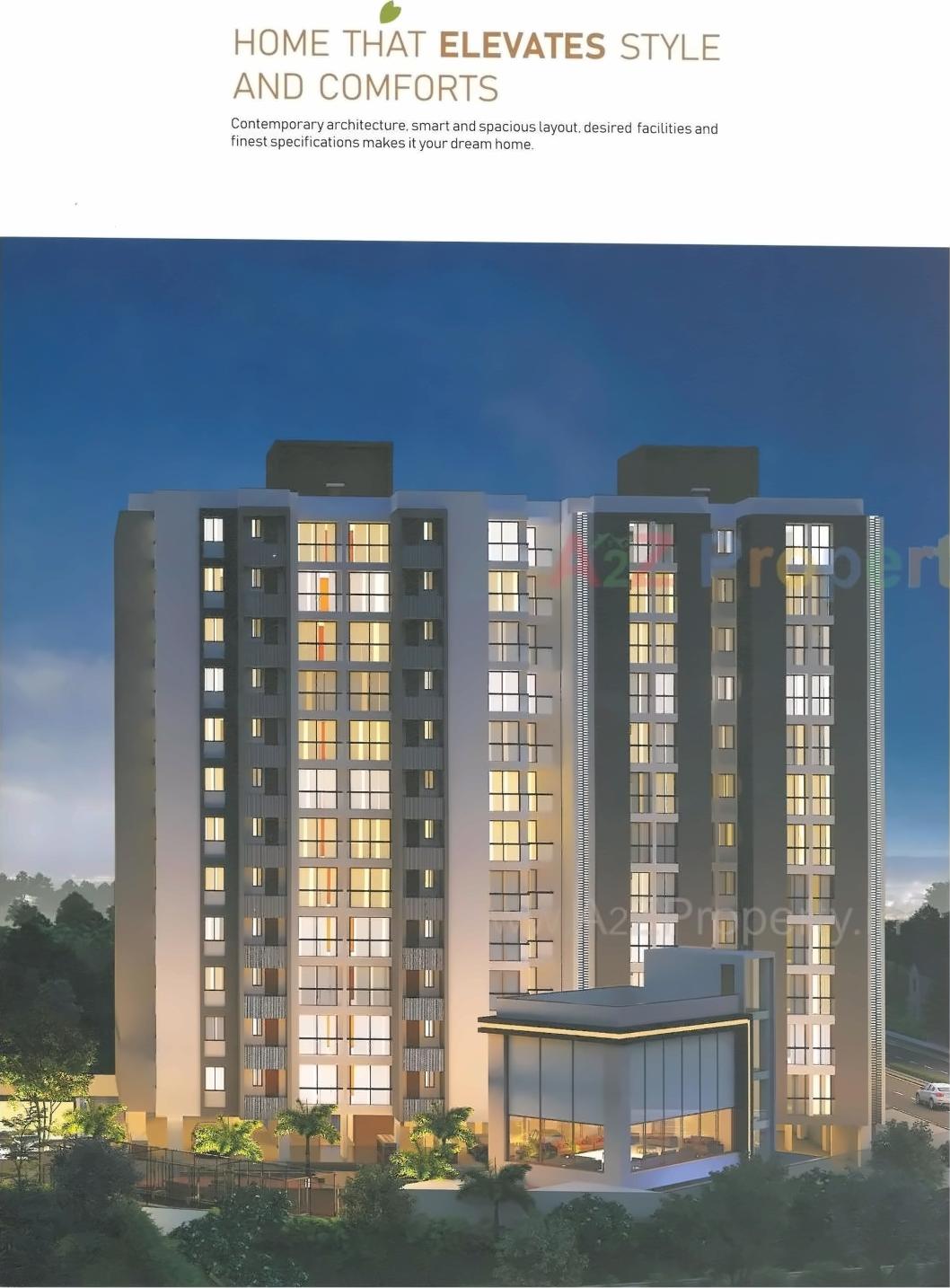 3D Elevation of real estate project Neel's Greenwoods located at Raiya, Rajkot, Gujarat