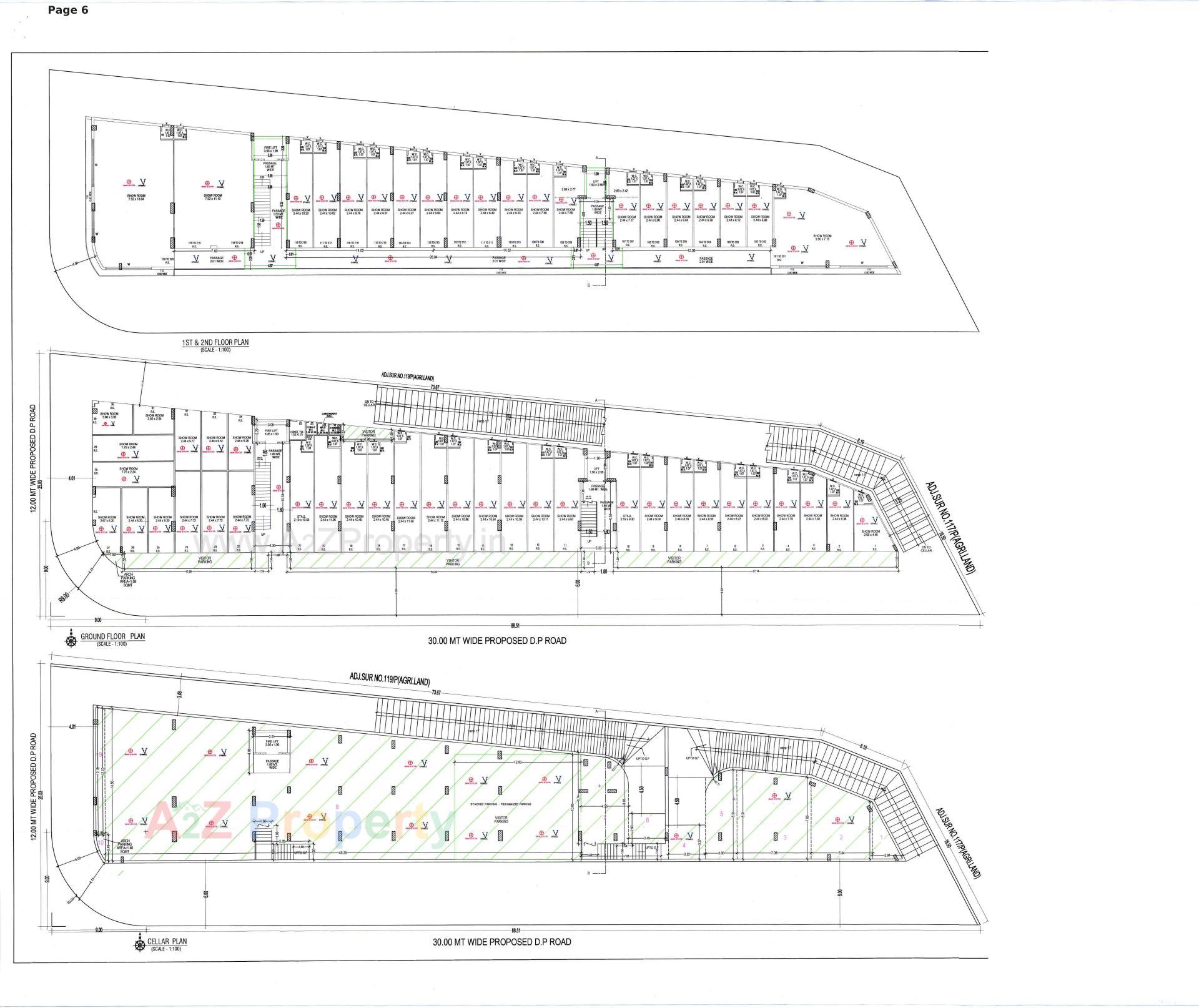 Layout of real estate project New City Mall located at Rajkot, Rajkot, Gujarat