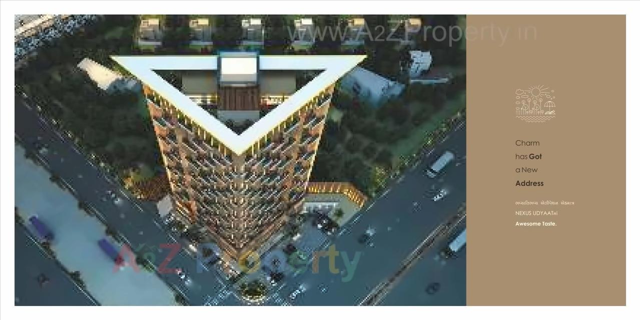 3D Elevation of real estate project Nexus located at Madhapar, Rajkot, Gujarat