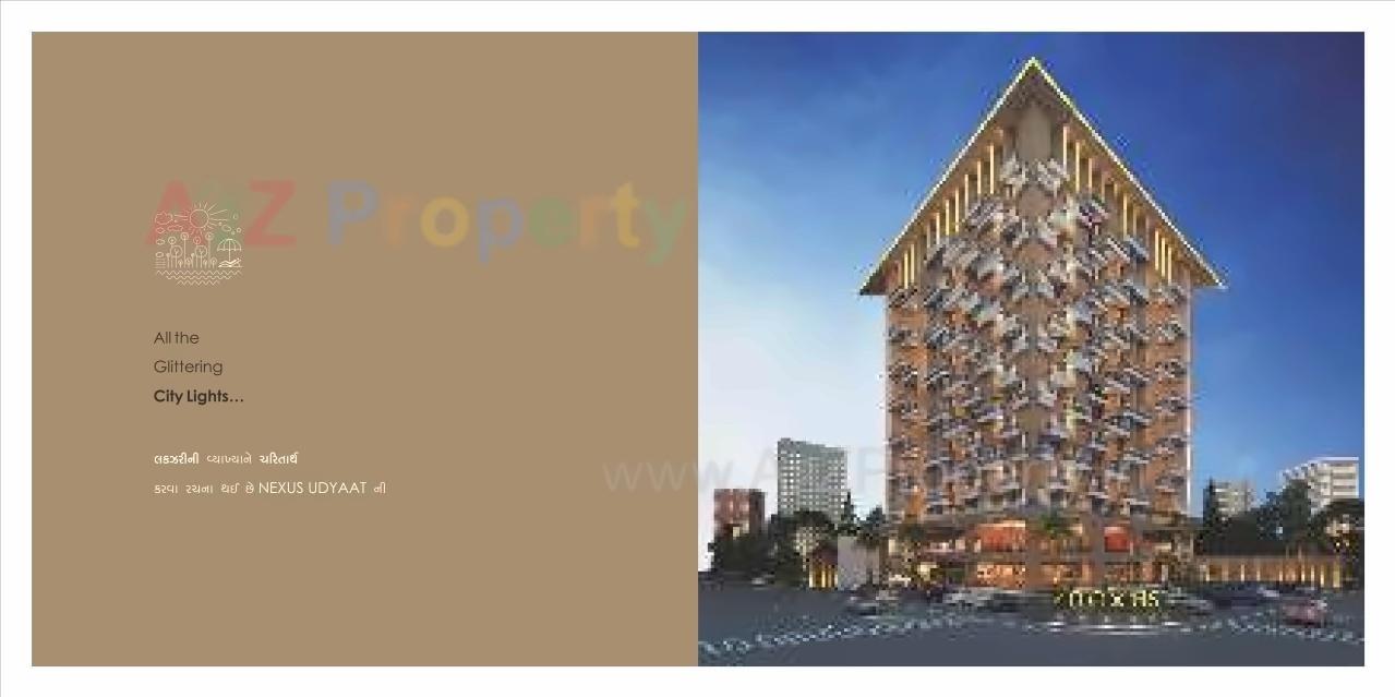 3D Elevation of real estate project Nexus located at Madhapar, Rajkot, Gujarat