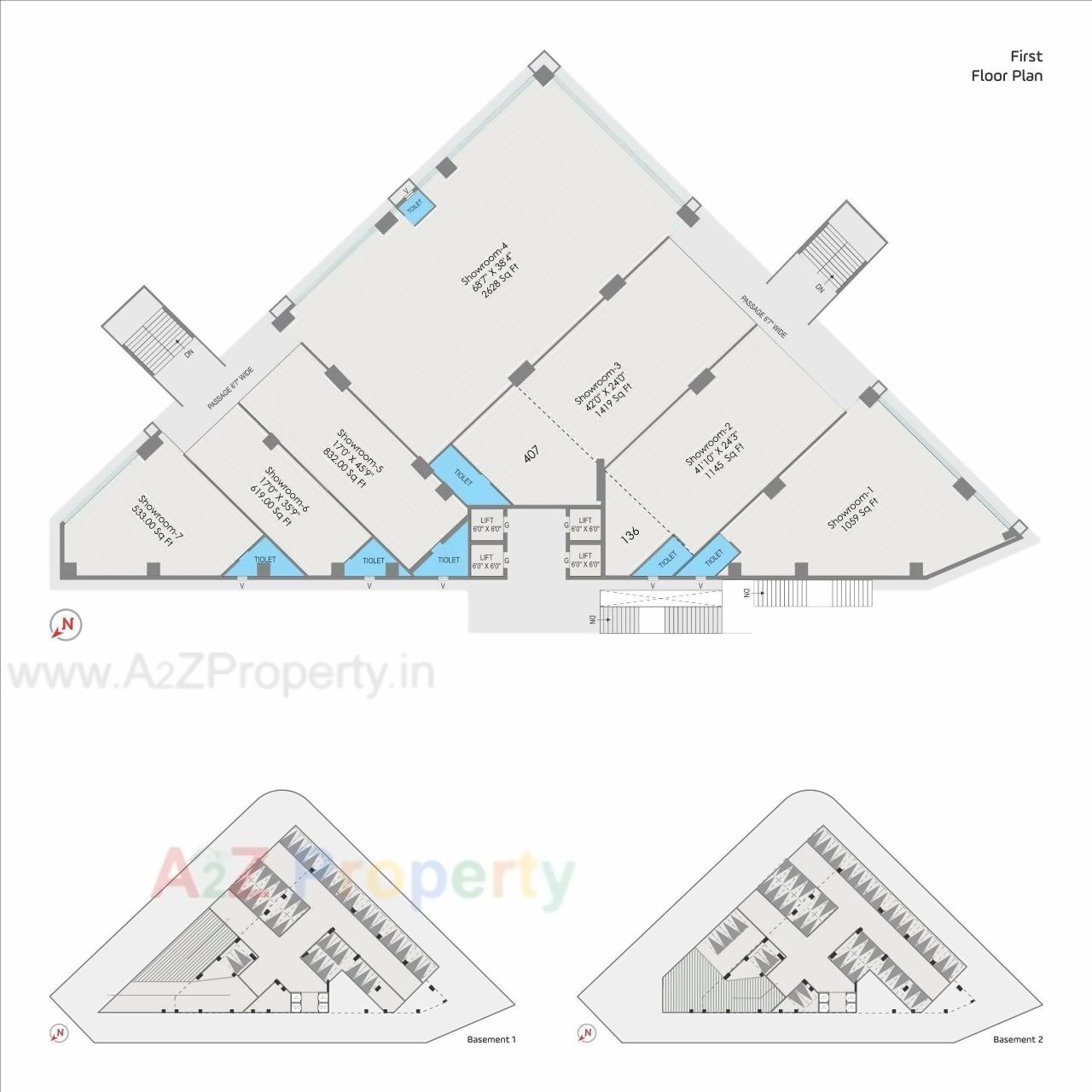 Layout of real estate project Nexus located at Madhapar, Rajkot, Gujarat