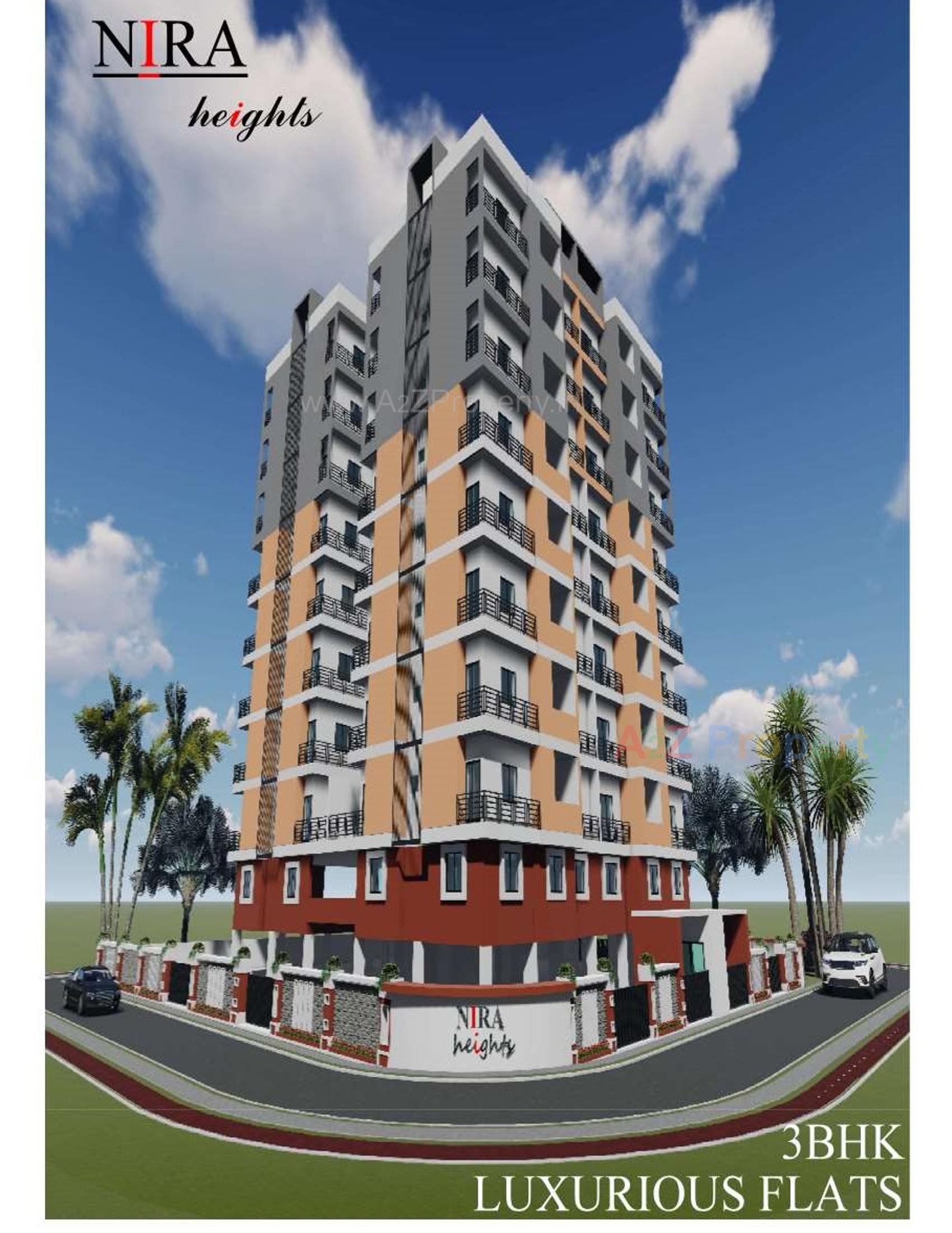 3D Elevation of real estate project Nira Heights located at Upleta, Rajkot, Gujarat