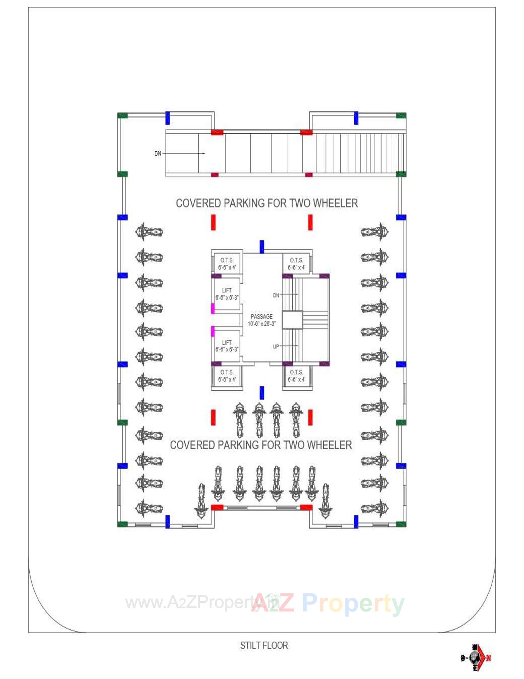 Layout of real estate project Nira Heights located at Upleta, Rajkot, Gujarat