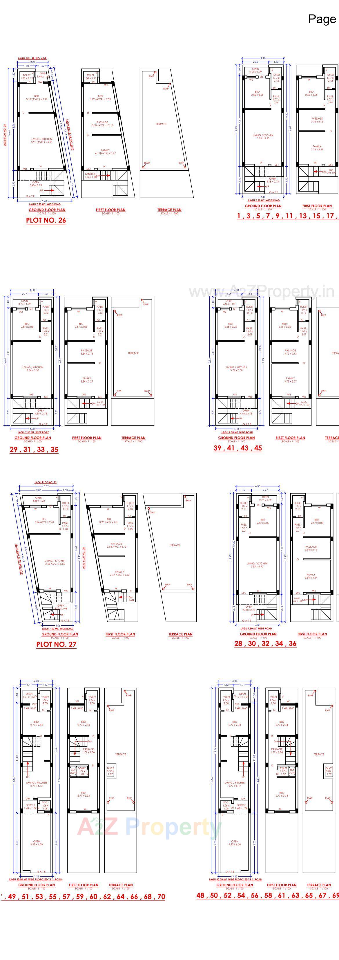 Layout of real estate project Nivas Residency located at Metoda, Rajkot, Gujarat