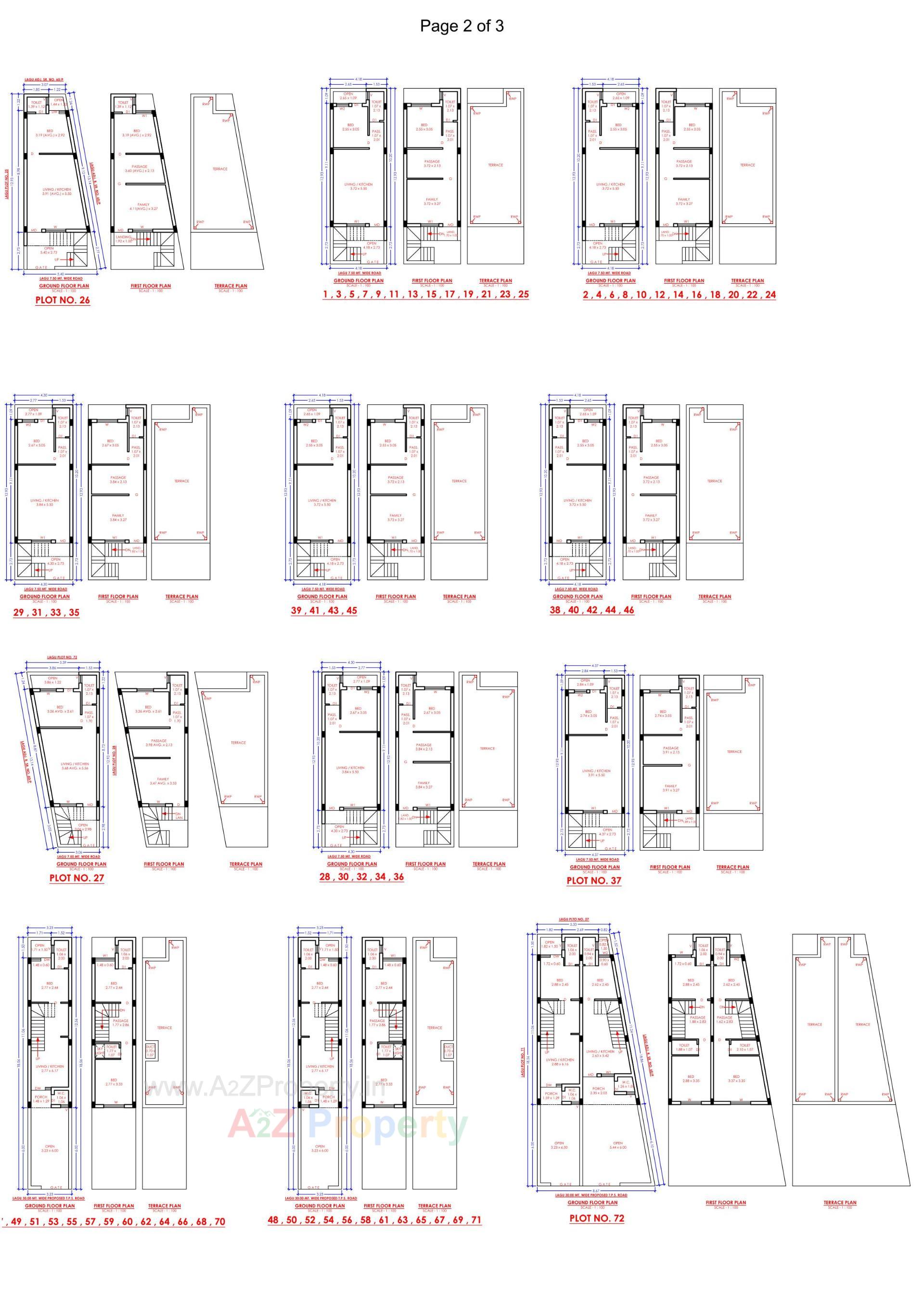 Layout of real estate project Nivas Residency located at Metoda, Rajkot, Gujarat